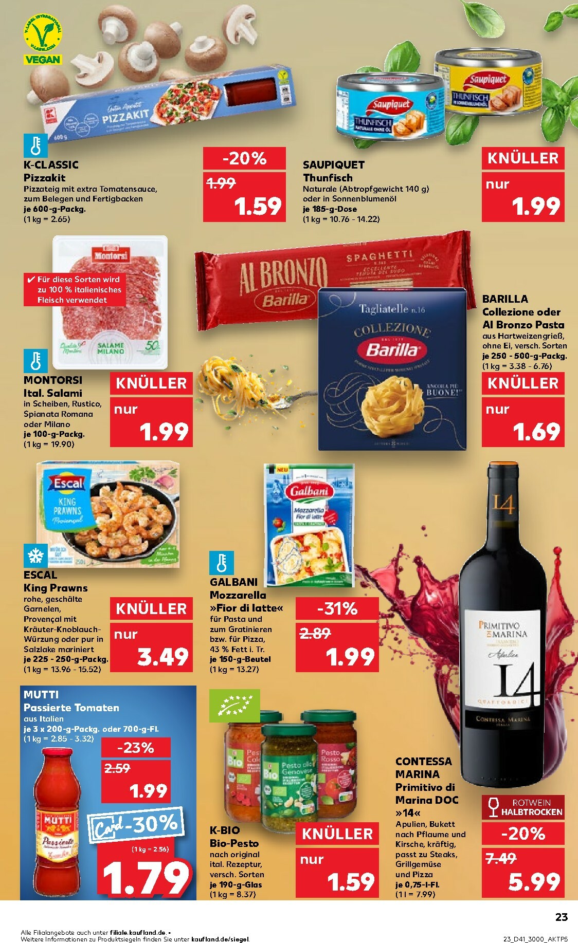 kaufland - Kaufland-Prospekt gültig vom 09.10. bis 15.10. - page: 23