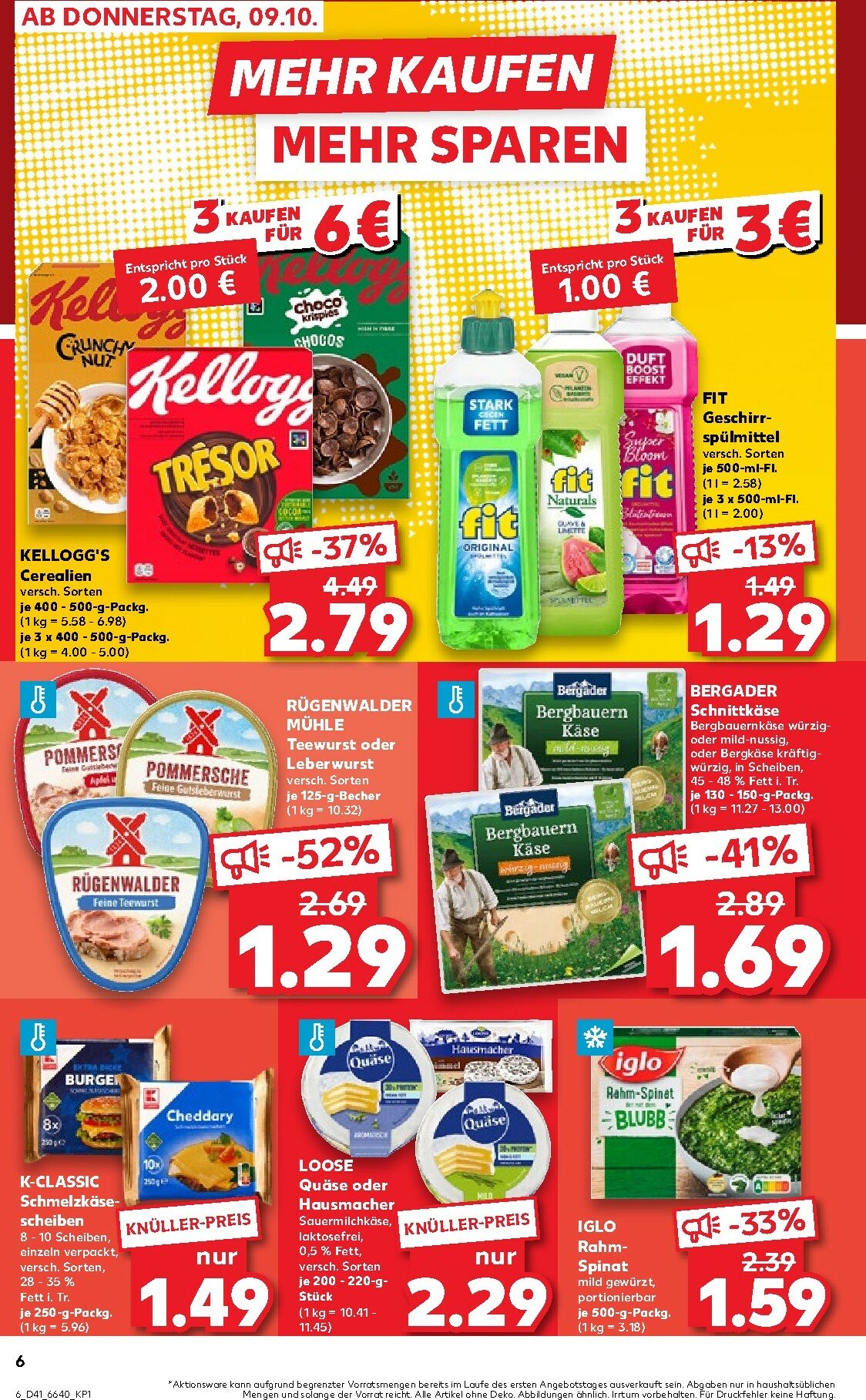 kaufland - Kaufland-Prospekt gültig vom 09.10. bis 15.10. - page: 6