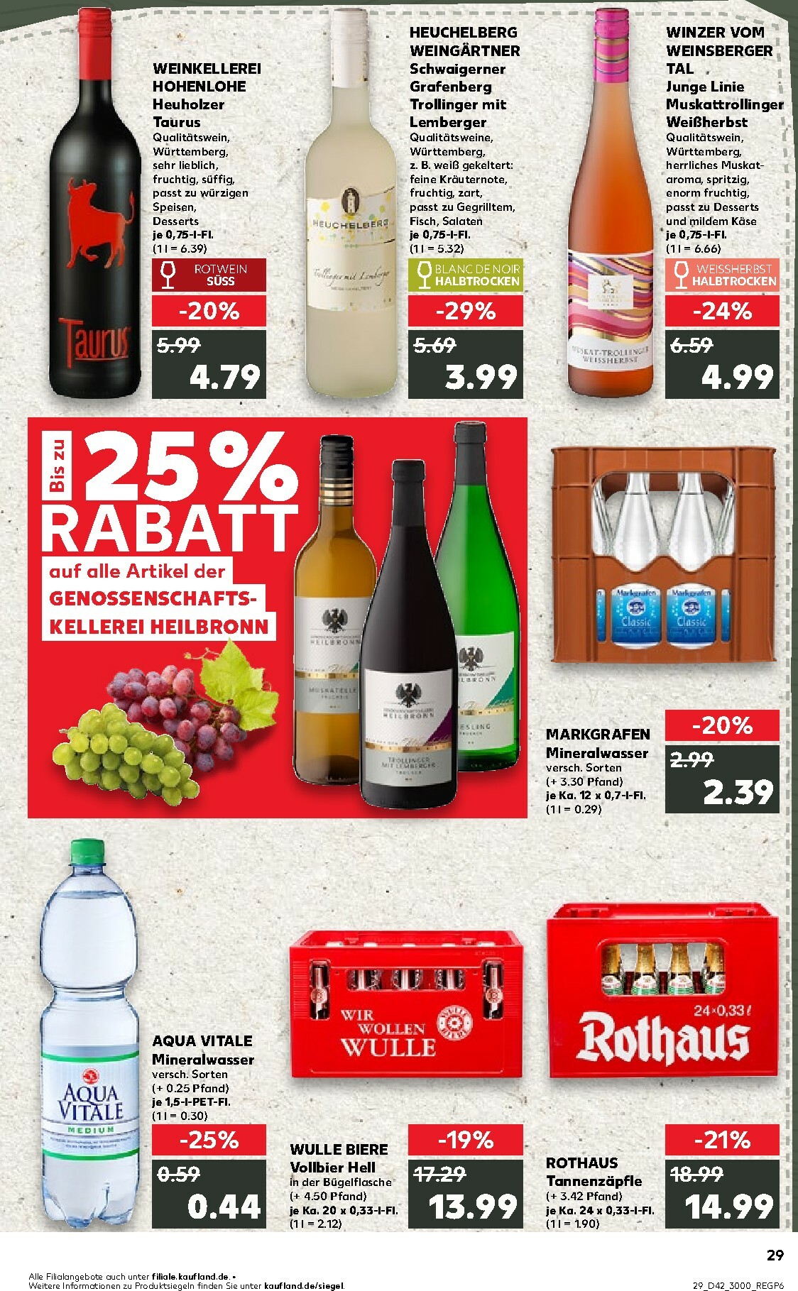 kaufland - Kaufland-Prospekt gültig vom 16.10. bis 22.10. - page: 29 kaufland - Kaufland-Prospekt gültig vom 16.10. bis 22.10. - page: 29