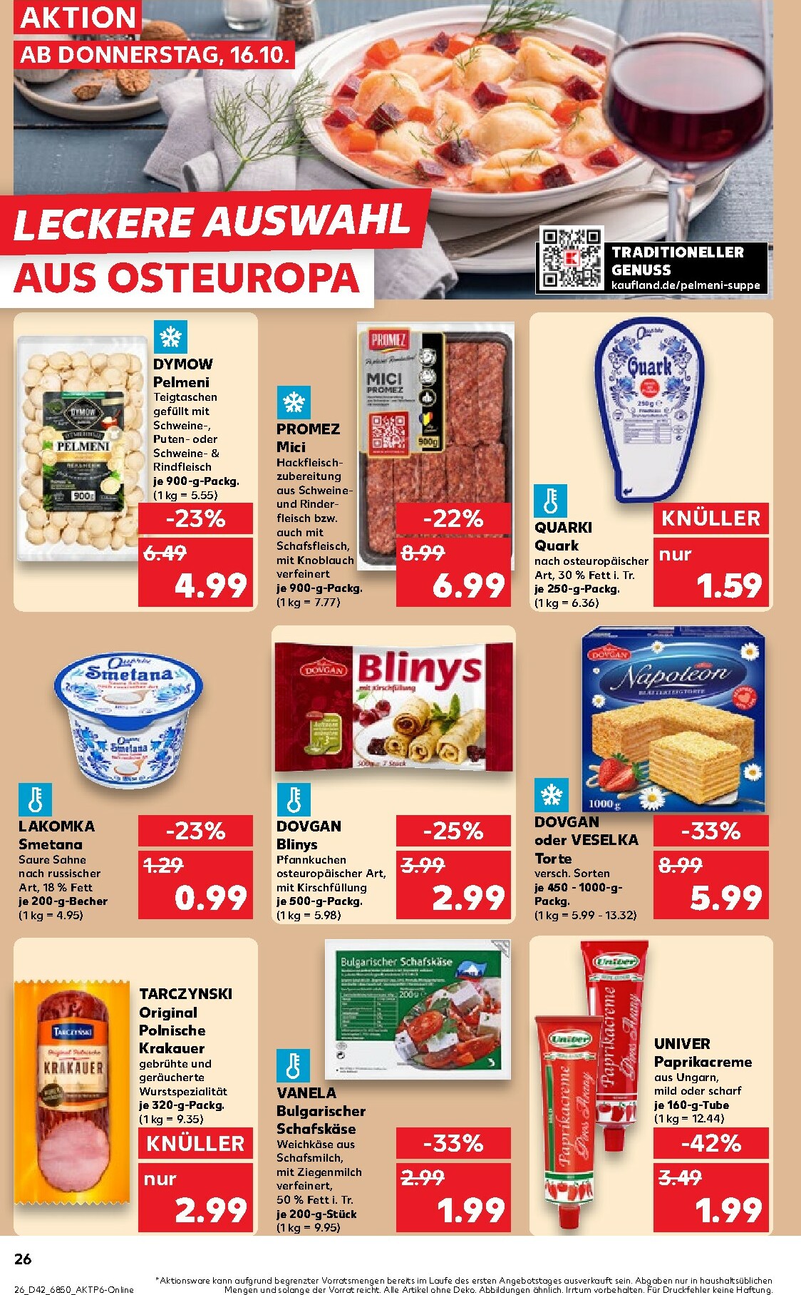 kaufland - Kaufland-Prospekt gültig vom 16.10. bis 22.10. - page: 26 kaufland - Kaufland-Prospekt gültig vom 16.10. bis 22.10. - page: 26
