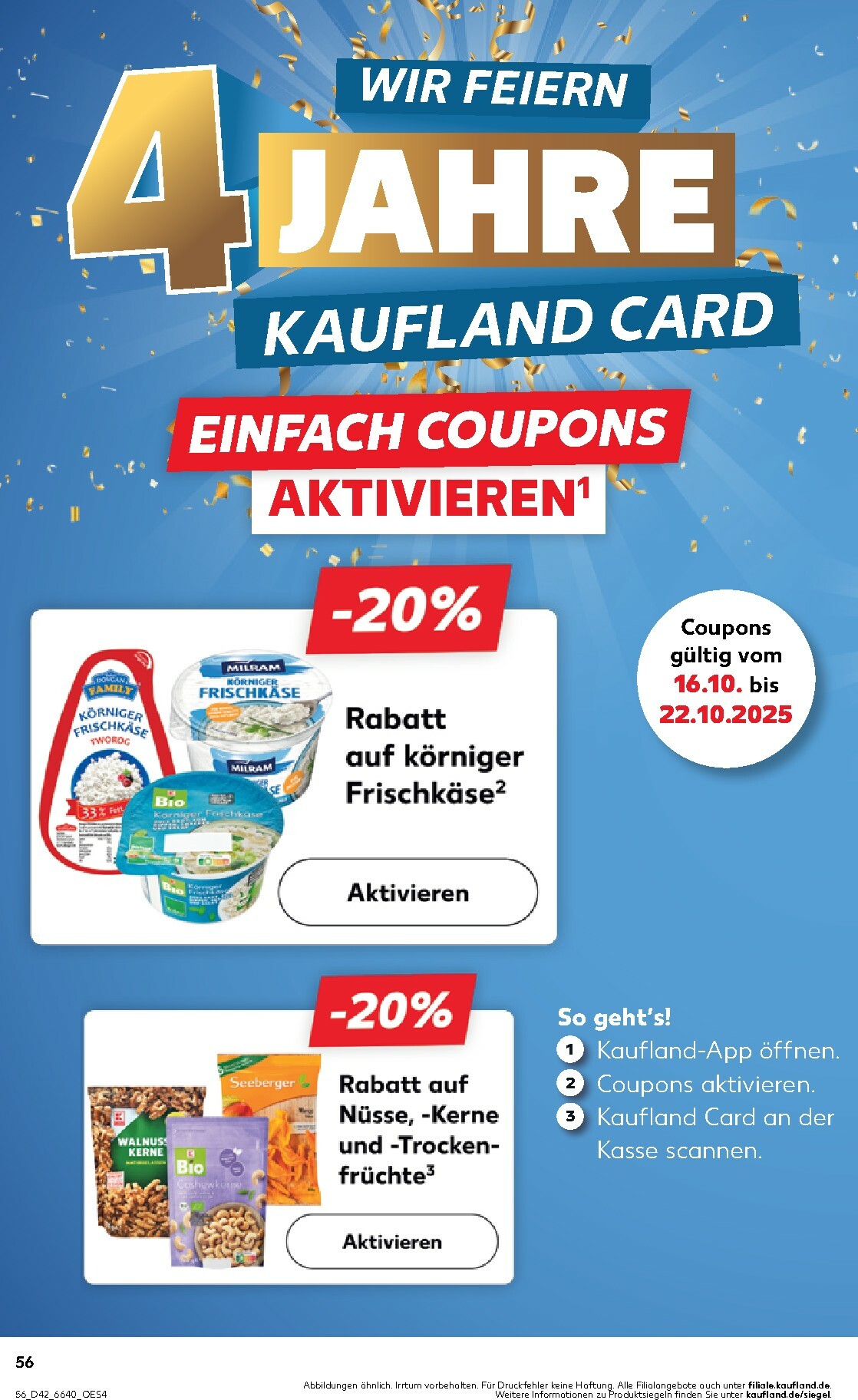 kaufland - Kaufland-Prospekt gültig vom 16.10. bis 22.10. - page: 56 kaufland - Kaufland-Prospekt gültig vom 16.10. bis 22.10. - page: 56