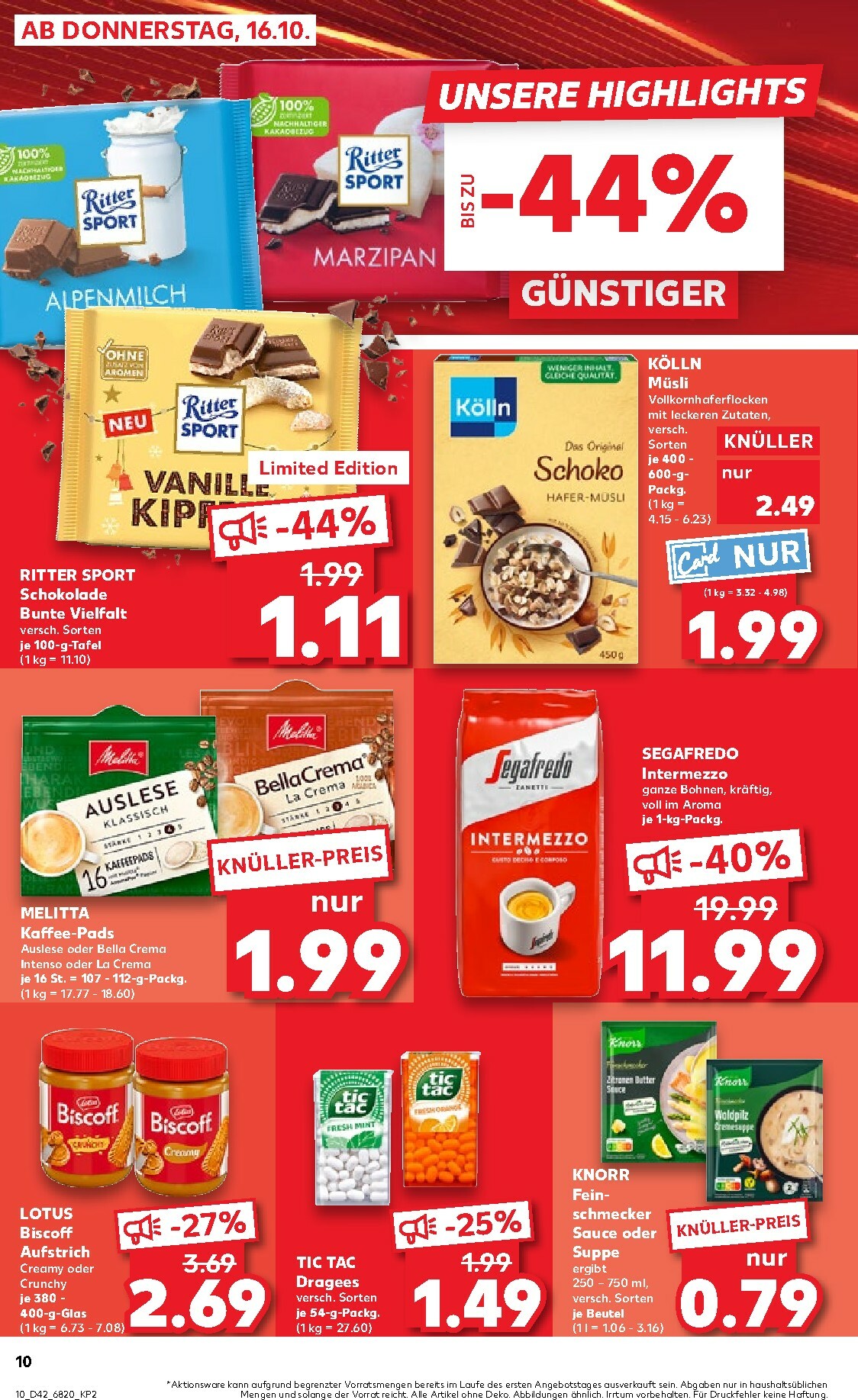 kaufland - Kaufland-Prospekt gültig vom 16.10. bis 22.10. - page: 10 kaufland - Kaufland-Prospekt gültig vom 16.10. bis 22.10. - page: 10