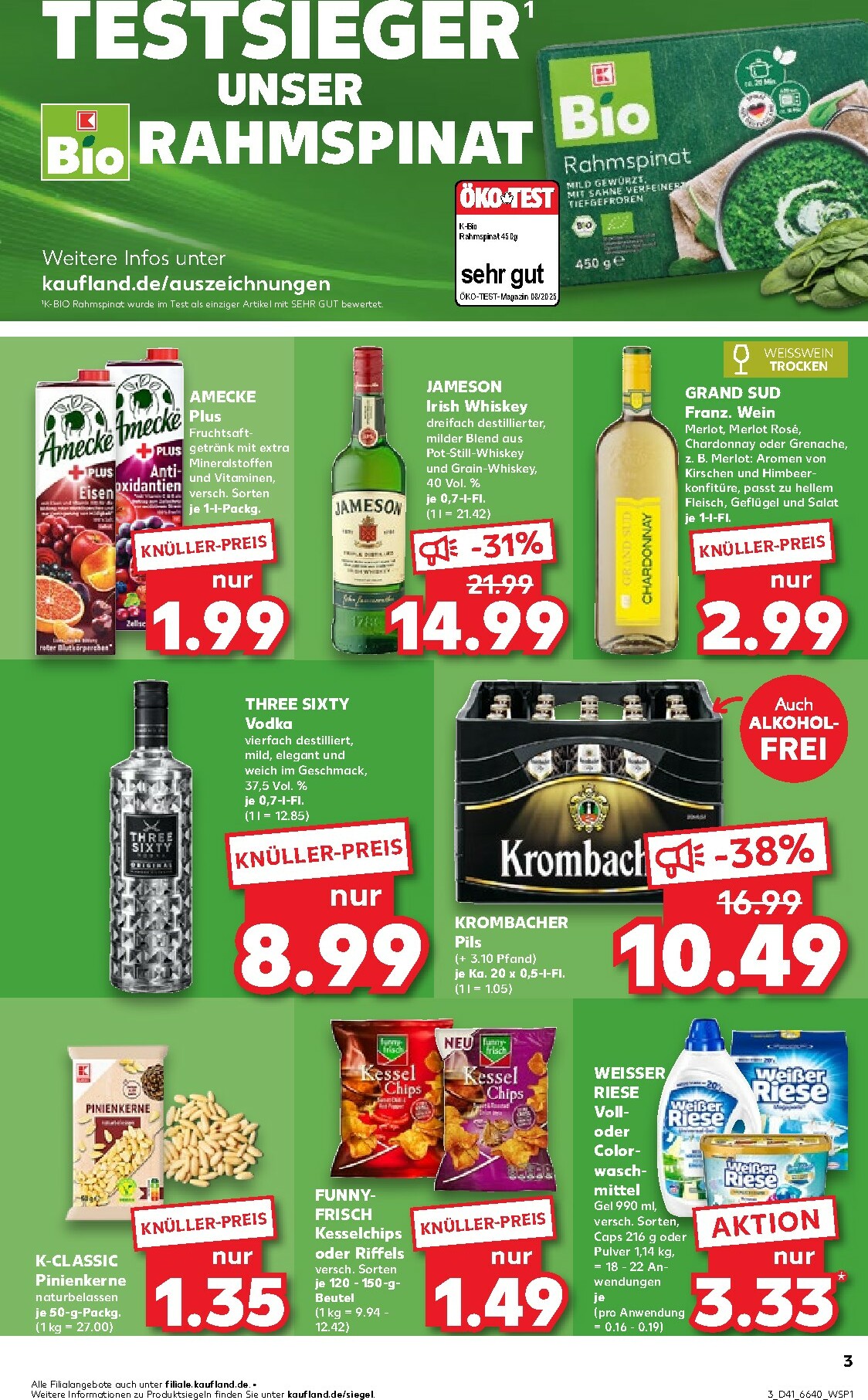 kaufland - Kaufland - Wochenstart-Prospekt gültig vom 13.10. bis 15.10. - page: 3 kaufland - Kaufland - Wochenstart-Prospekt gültig vom 13.10. bis 15.10. - page: 3