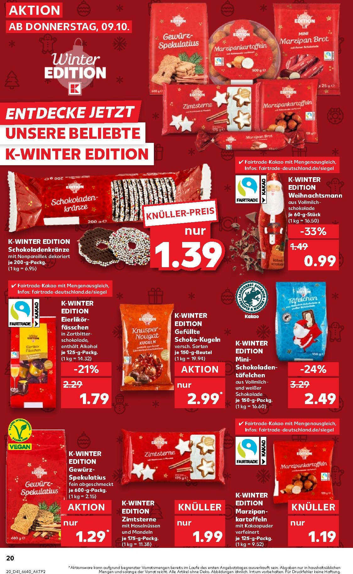 kaufland - Kaufland - Wochenstart-Prospekt gültig vom 13.10. bis 15.10. - page: 20 kaufland - Kaufland - Wochenstart-Prospekt gültig vom 13.10. bis 15.10. - page: 20