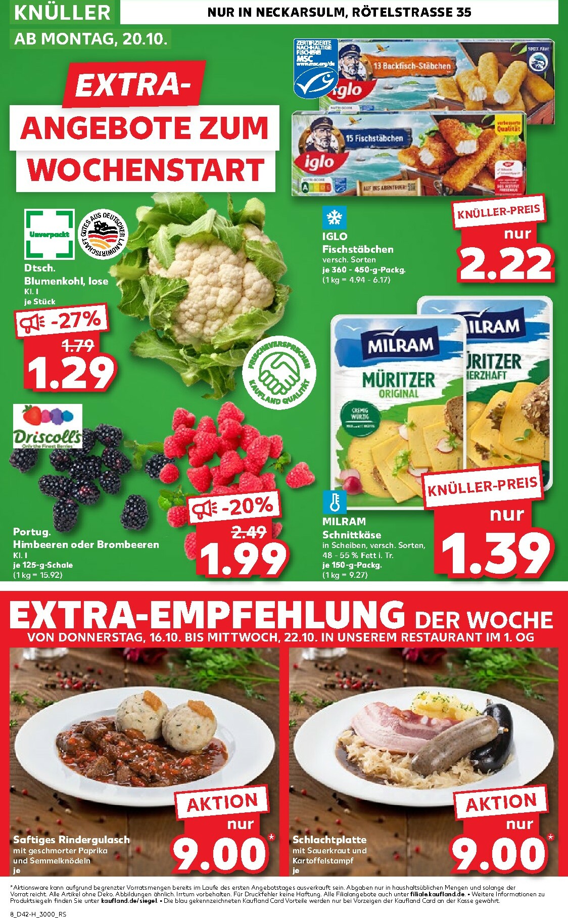 kaufland - Kaufland - Glatte Preise-Prospekt gültig vom 16.10. bis 22.10. - page: 8