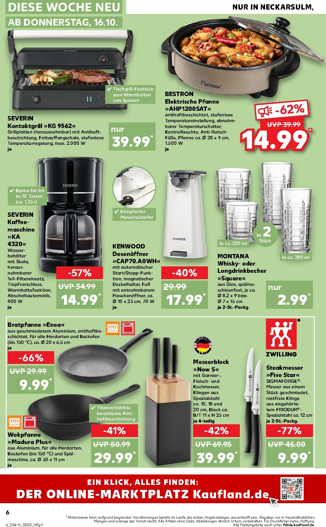 kaufland - Kaufland - Glatte Preise-Prospekt gültig vom 16.10. bis 22.10. - page: 6