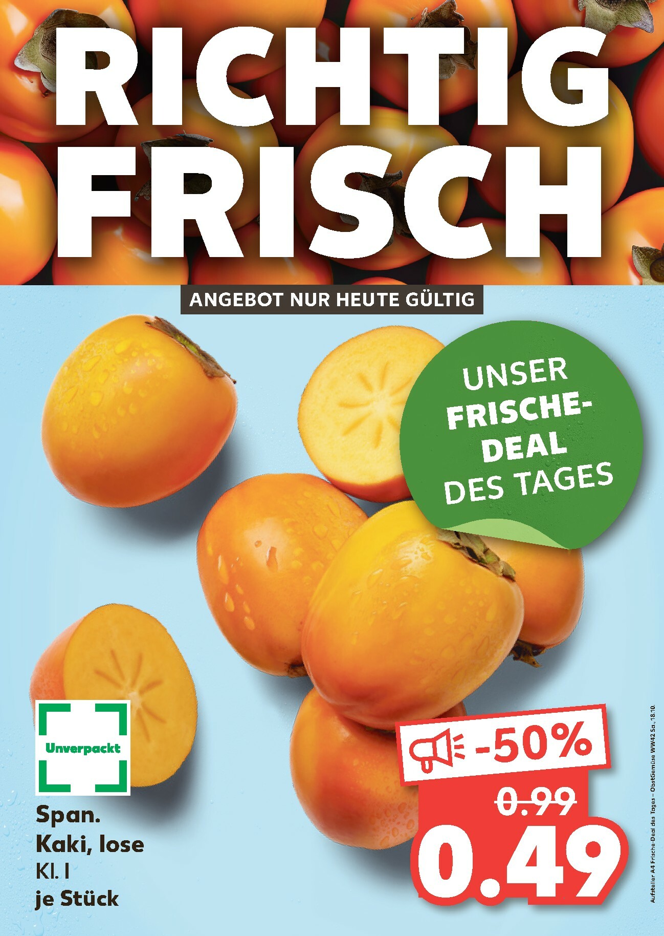kaufland - Kaufland - Richtig Frisch-Prospekt gültig vom 18.10. bis 18.10.