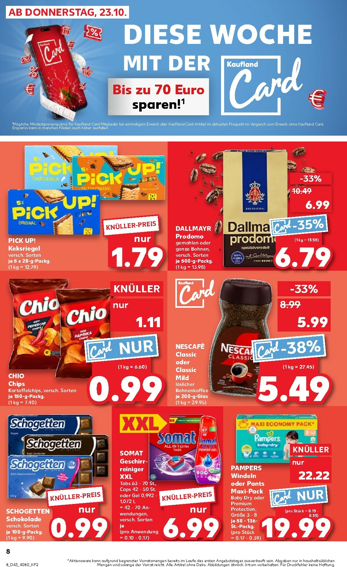 kaufland - Kaufland-Prospekt gültig vom 23.10. bis 29.10. - page: 8 kaufland - Kaufland-Prospekt gültig vom 23.10. bis 29.10. - page: 8