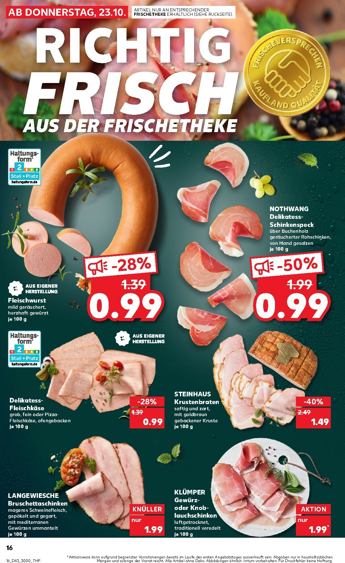 kaufland - Kaufland-Prospekt gültig vom 23.10. bis 29.10. - page: 16 kaufland - Kaufland-Prospekt gültig vom 23.10. bis 29.10. - page: 16