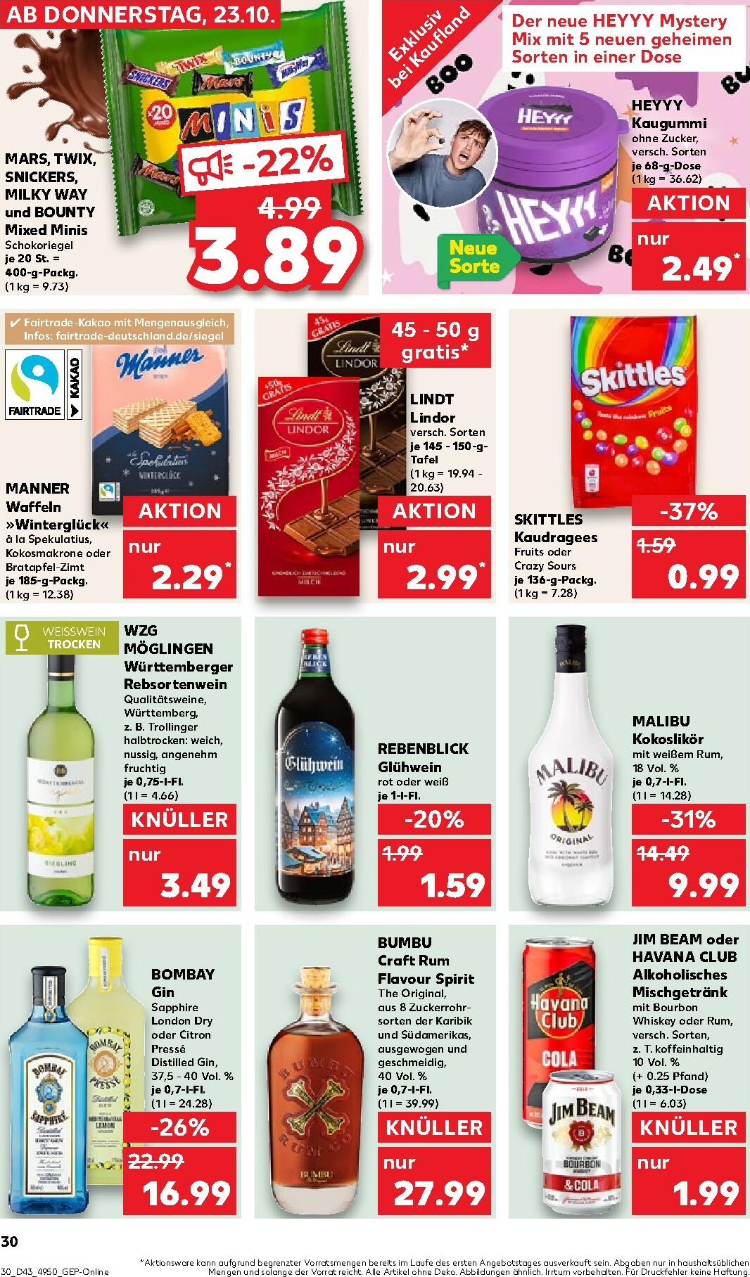 kaufland - Kaufland-Prospekt gültig vom 23.10. bis 29.10. - page: 30 kaufland - Kaufland-Prospekt gültig vom 23.10. bis 29.10. - page: 30