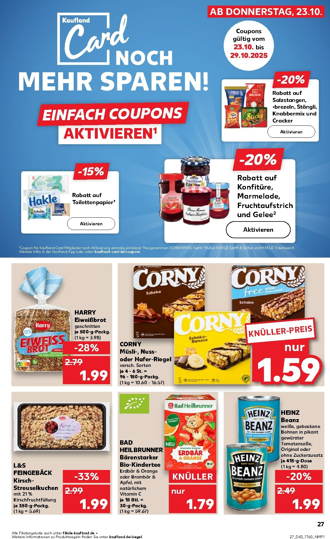 kaufland - Kaufland-Prospekt gültig vom 23.10. bis 29.10. - page: 27 kaufland - Kaufland-Prospekt gültig vom 23.10. bis 29.10. - page: 27