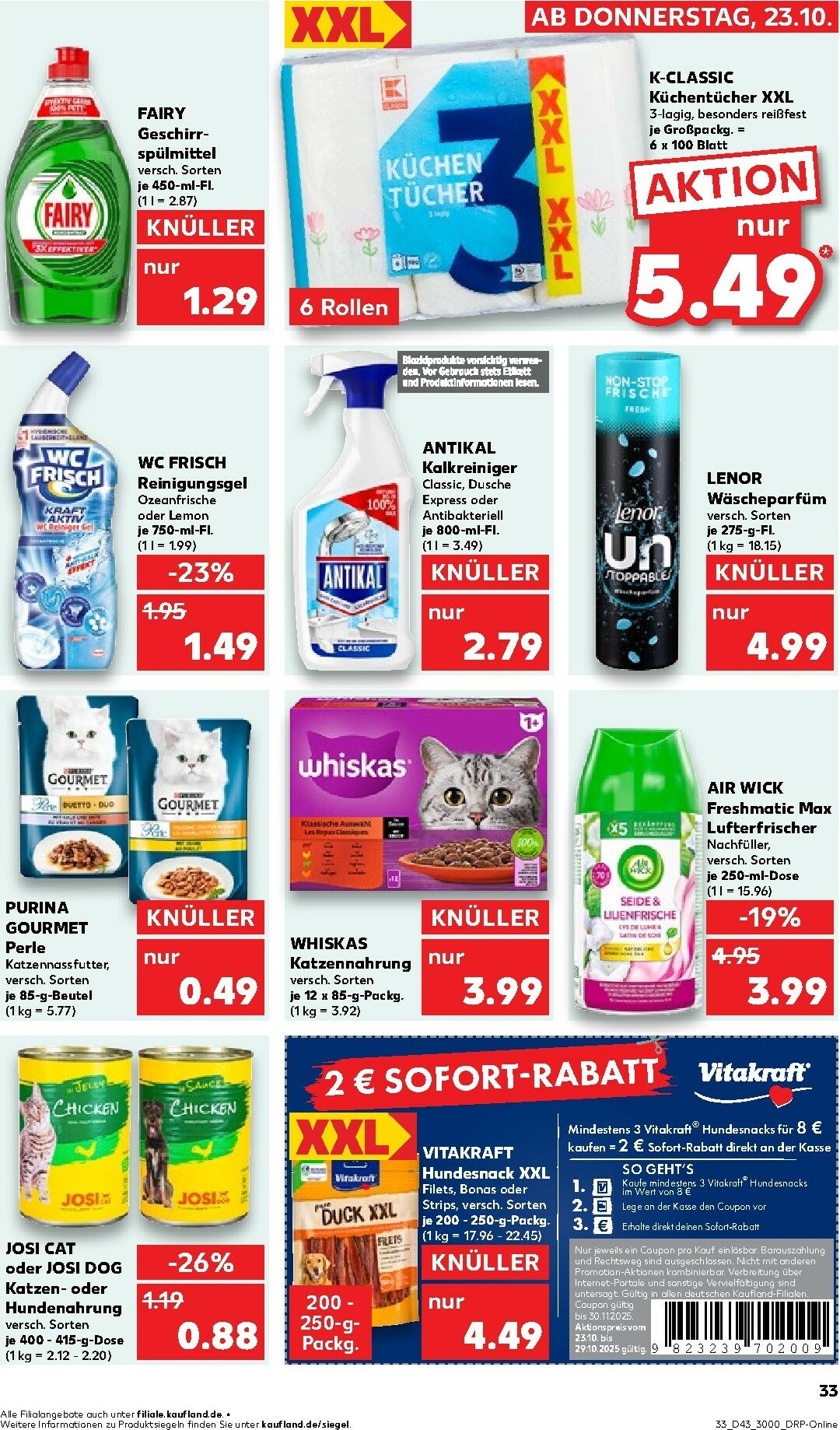 kaufland - Kaufland-Prospekt gültig vom 23.10. bis 29.10. - page: 33 kaufland - Kaufland-Prospekt gültig vom 23.10. bis 29.10. - page: 33