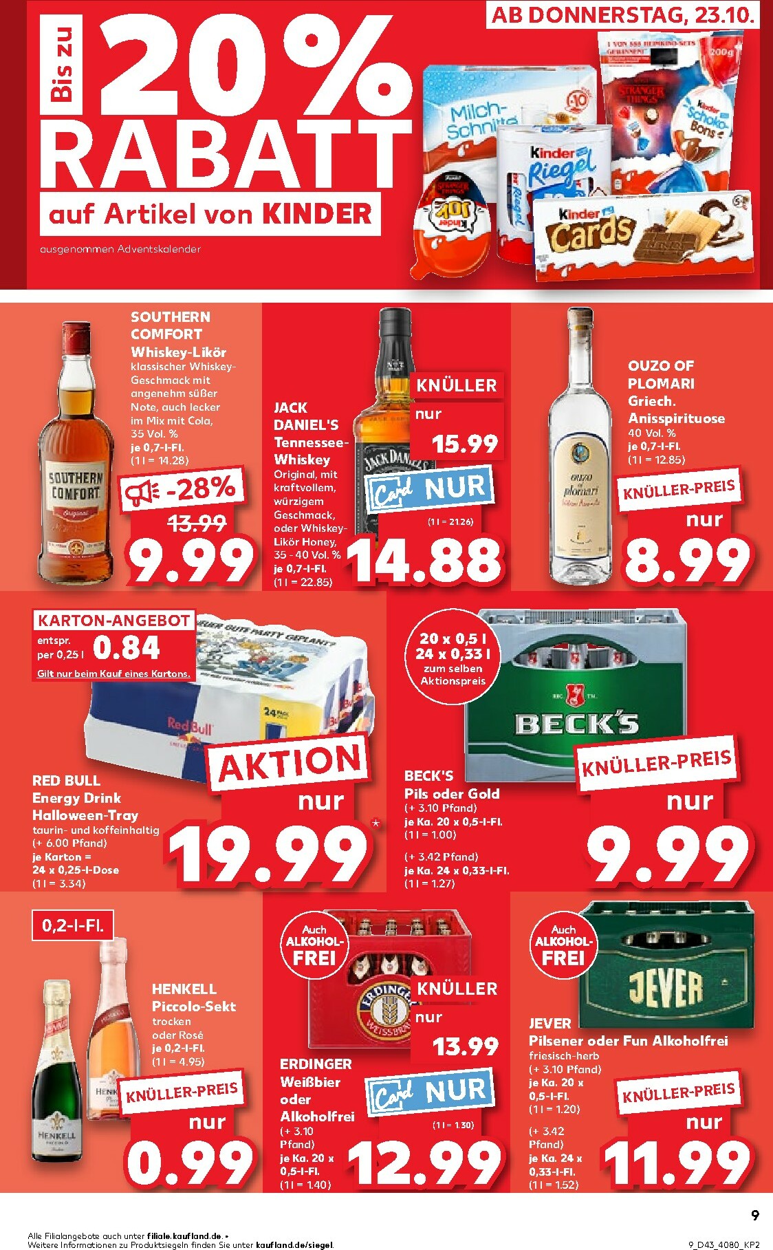 kaufland - Kaufland-Prospekt gültig vom 23.10. bis 29.10. - page: 9 kaufland - Kaufland-Prospekt gültig vom 23.10. bis 29.10. - page: 9