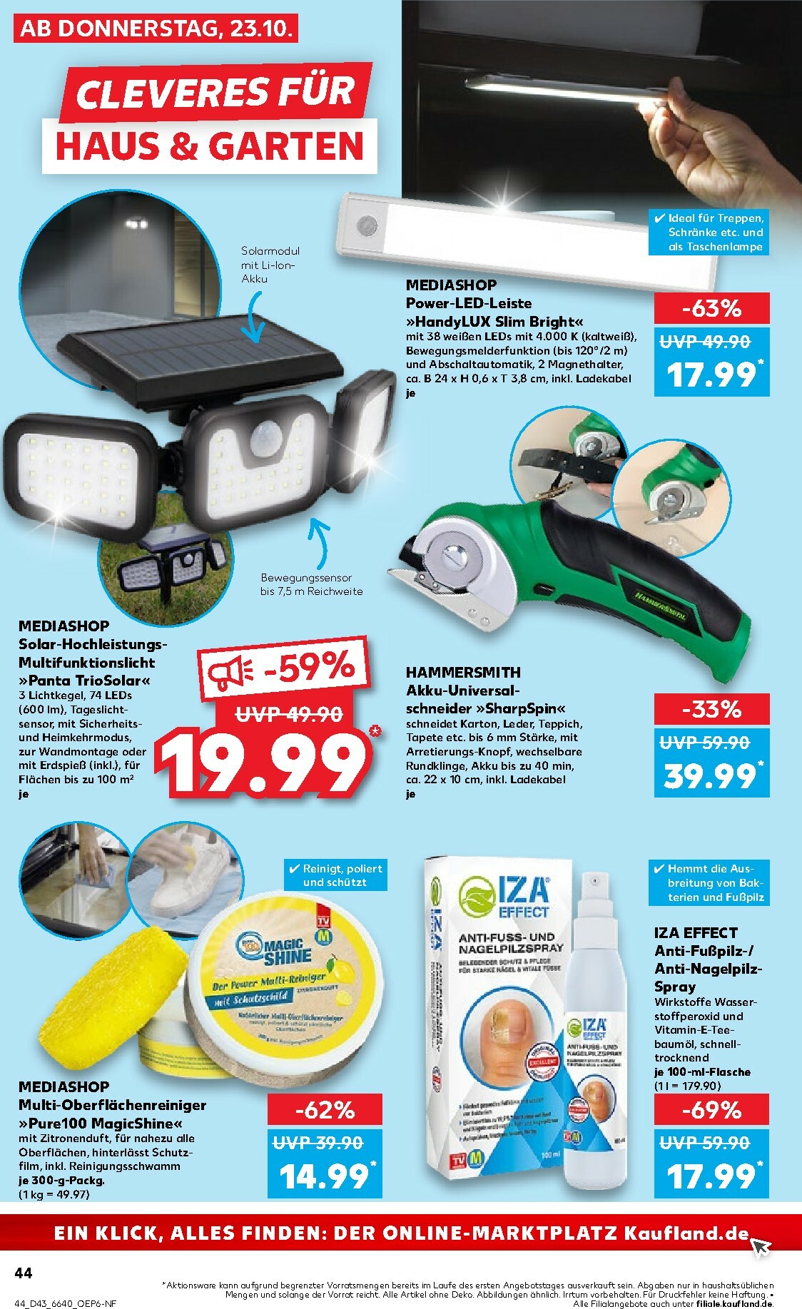kaufland - Kaufland-Prospekt gültig vom 23.10. bis 29.10. - page: 44 kaufland - Kaufland-Prospekt gültig vom 23.10. bis 29.10. - page: 44