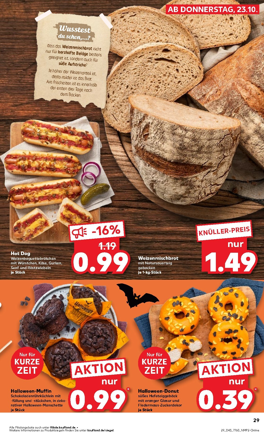 kaufland - Kaufland-Prospekt gültig vom 23.10. bis 29.10. - page: 29 kaufland - Kaufland-Prospekt gültig vom 23.10. bis 29.10. - page: 29