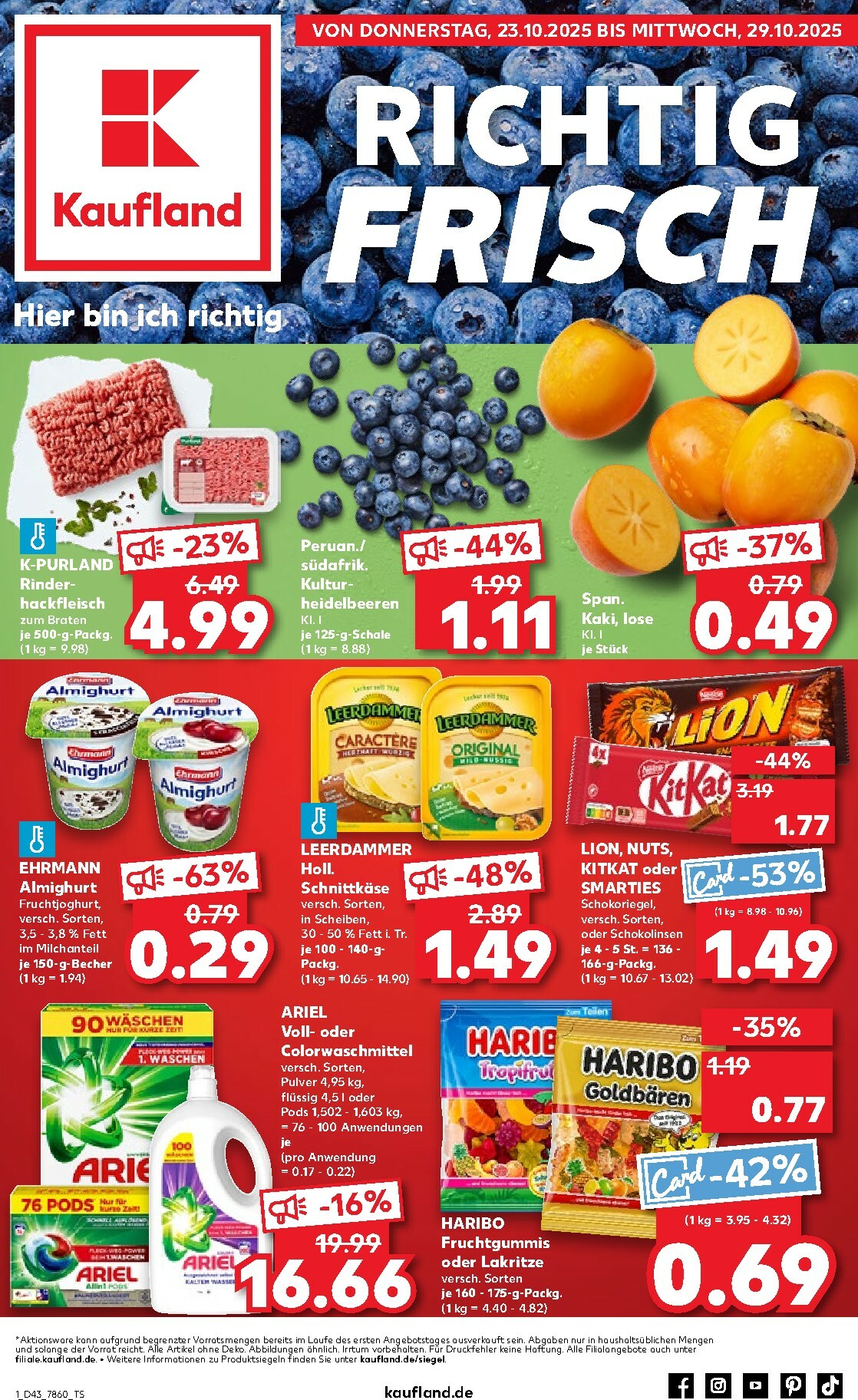 kaufland - Kaufland-Prospekt gültig vom 23.10. bis 29.10.
