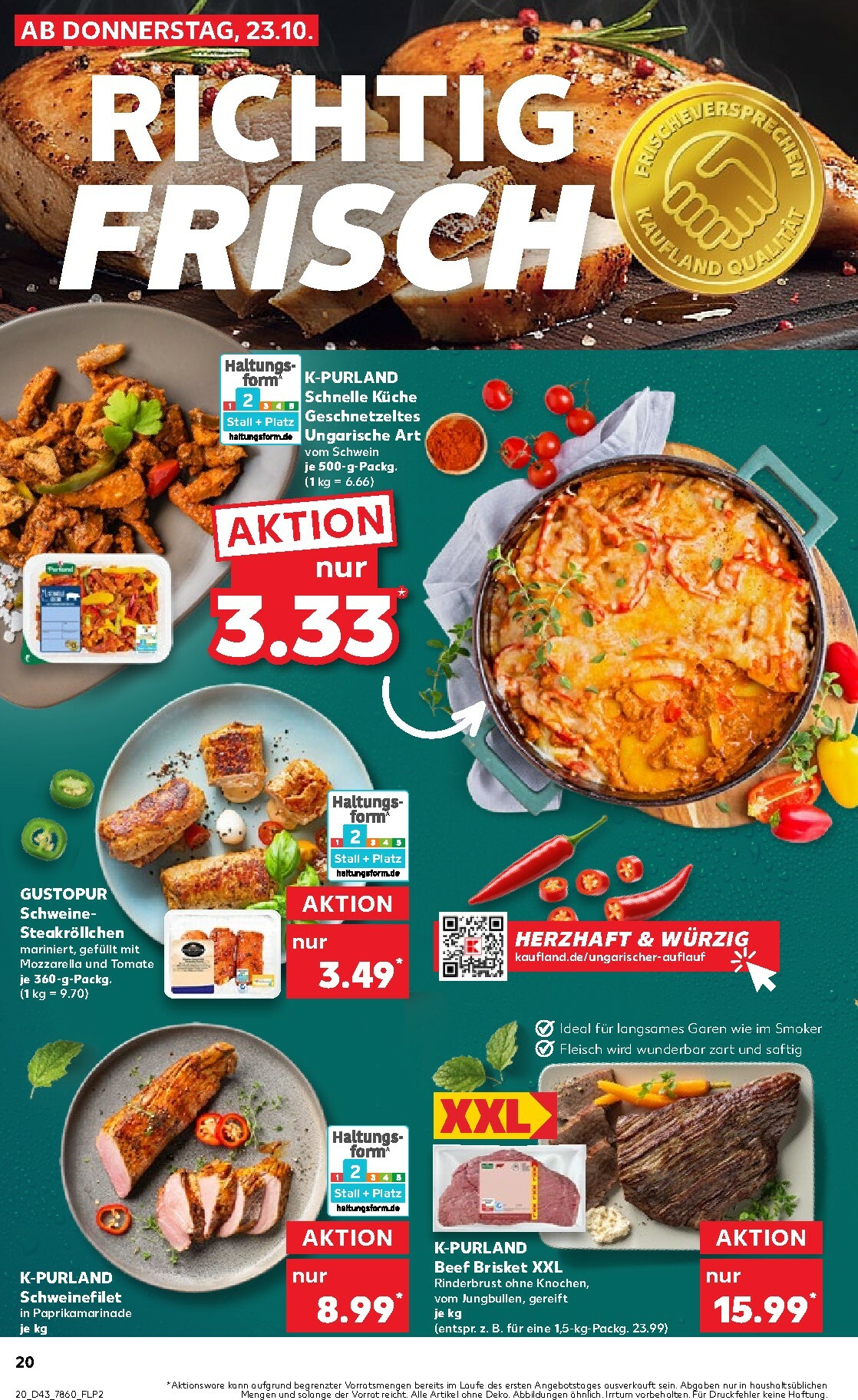 kaufland - Kaufland-Prospekt gültig vom 23.10. bis 29.10. - page: 20 kaufland - Kaufland-Prospekt gültig vom 23.10. bis 29.10. - page: 20