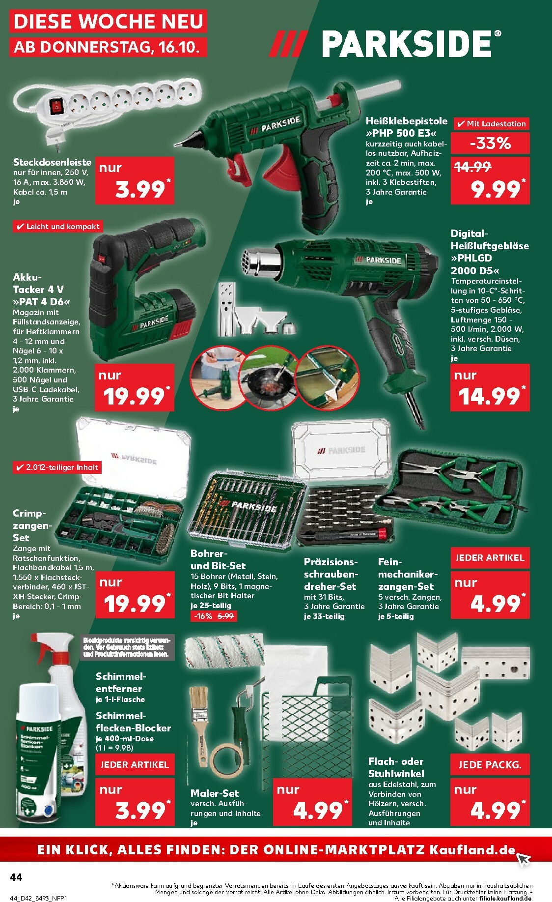 kaufland - Kaufland - Wochenstart-Prospekt gültig vom 20.10. bis 22.10. - page: 44 kaufland - Kaufland - Wochenstart-Prospekt gültig vom 20.10. bis 22.10. - page: 44