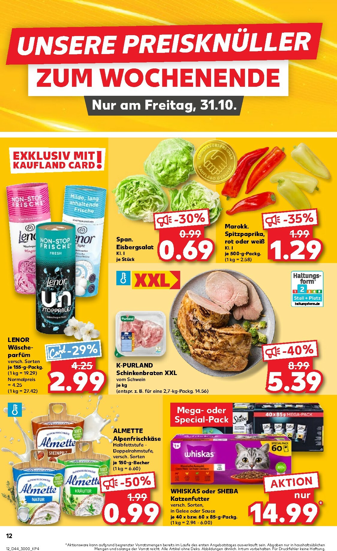 kaufland - Kaufland-Prospekt gültig vom 30.10. bis 05.11. - page: 12 kaufland - Kaufland-Prospekt gültig vom 30.10. bis 05.11. - page: 12