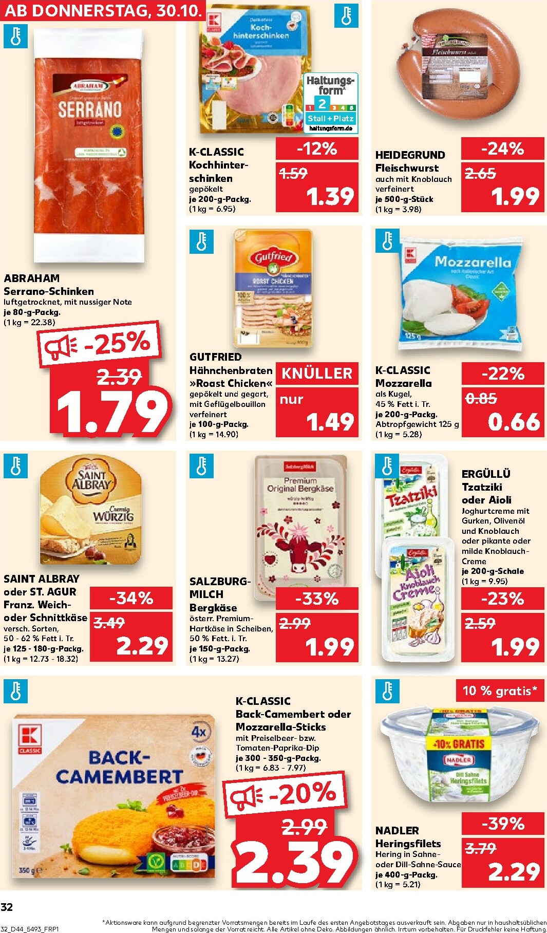 kaufland - Kaufland-Prospekt gültig vom 30.10. bis 05.11. - page: 32 kaufland - Kaufland-Prospekt gültig vom 30.10. bis 05.11. - page: 32