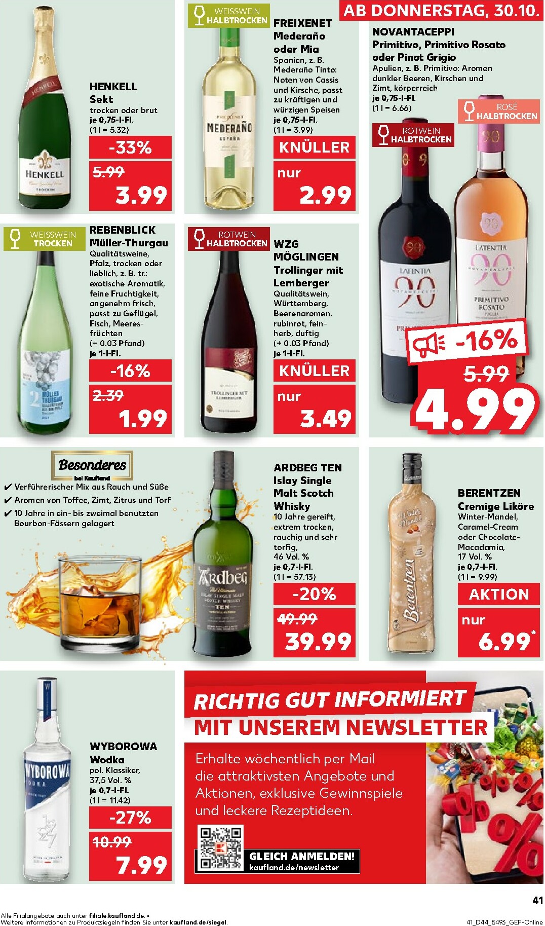 kaufland - Kaufland-Prospekt gültig vom 30.10. bis 05.11. - page: 41 kaufland - Kaufland-Prospekt gültig vom 30.10. bis 05.11. - page: 41
