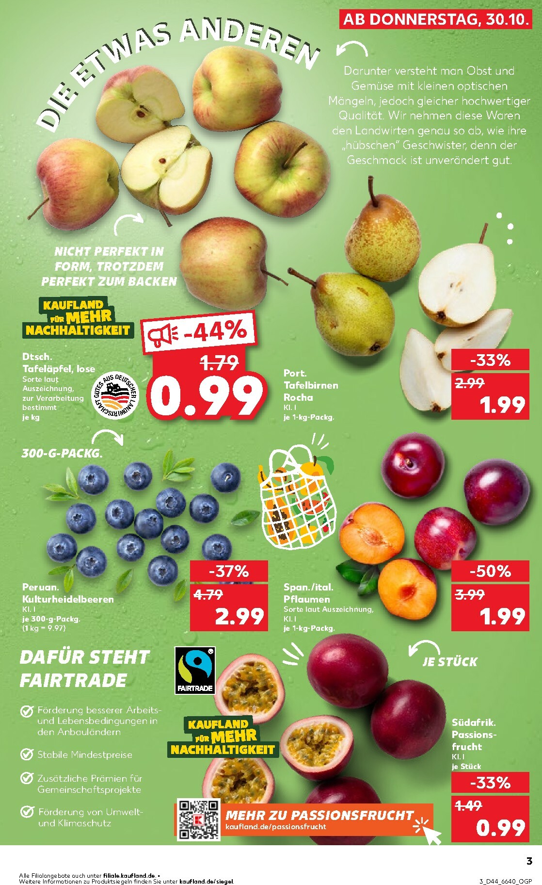 kaufland - Kaufland-Prospekt gültig vom 30.10. bis 05.11. - page: 3 kaufland - Kaufland-Prospekt gültig vom 30.10. bis 05.11. - page: 3