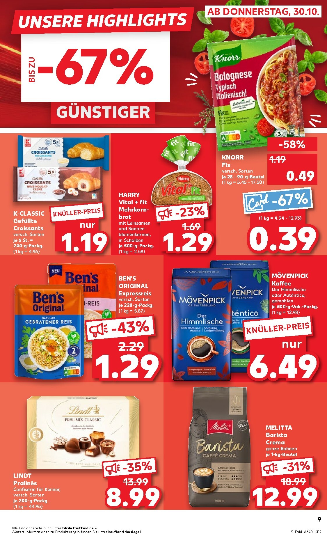 kaufland - Kaufland-Prospekt gültig vom 30.10. bis 05.11. - page: 9 kaufland - Kaufland-Prospekt gültig vom 30.10. bis 05.11. - page: 9