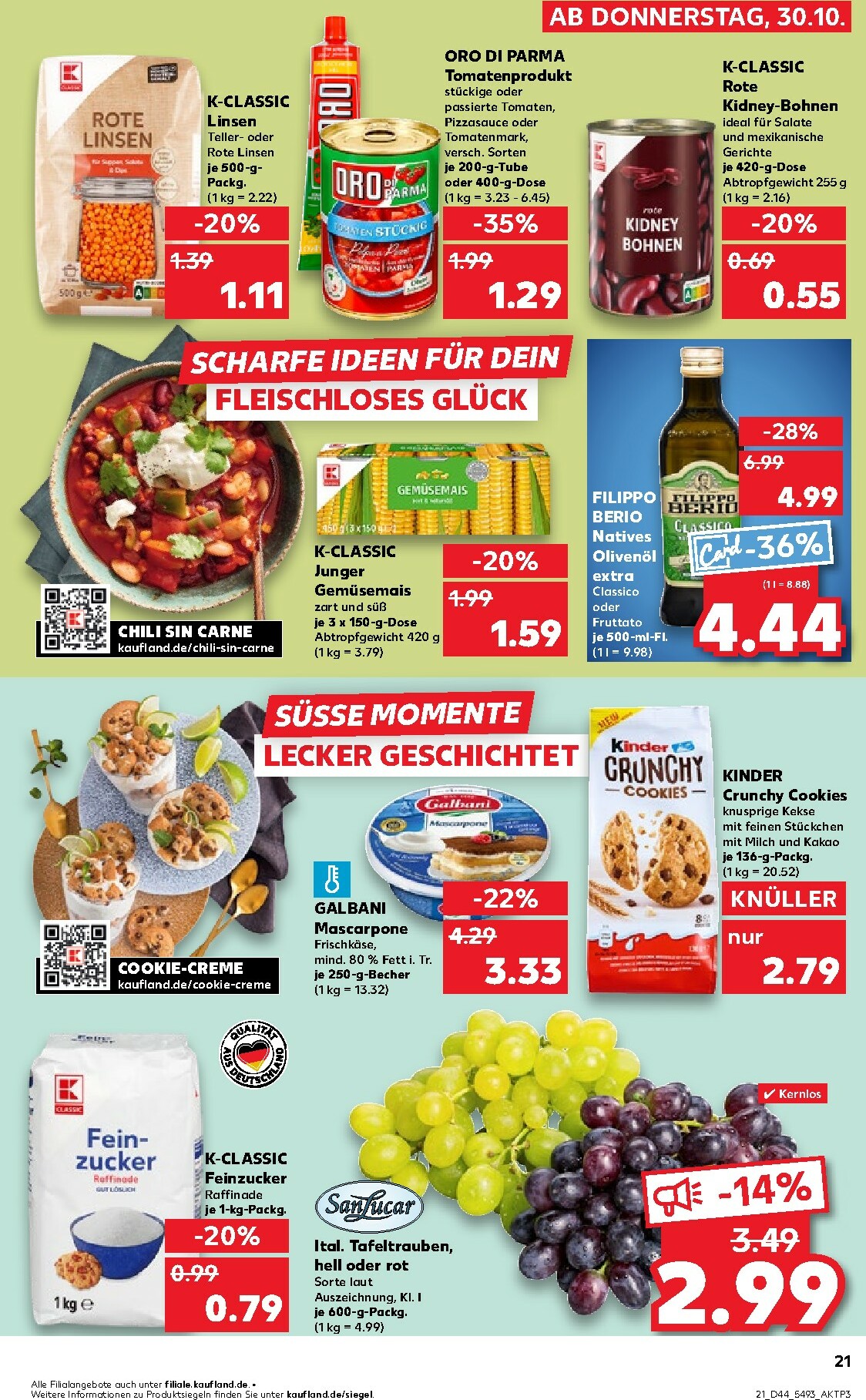 kaufland - Kaufland-Prospekt gültig vom 30.10. bis 05.11. - page: 21 kaufland - Kaufland-Prospekt gültig vom 30.10. bis 05.11. - page: 21