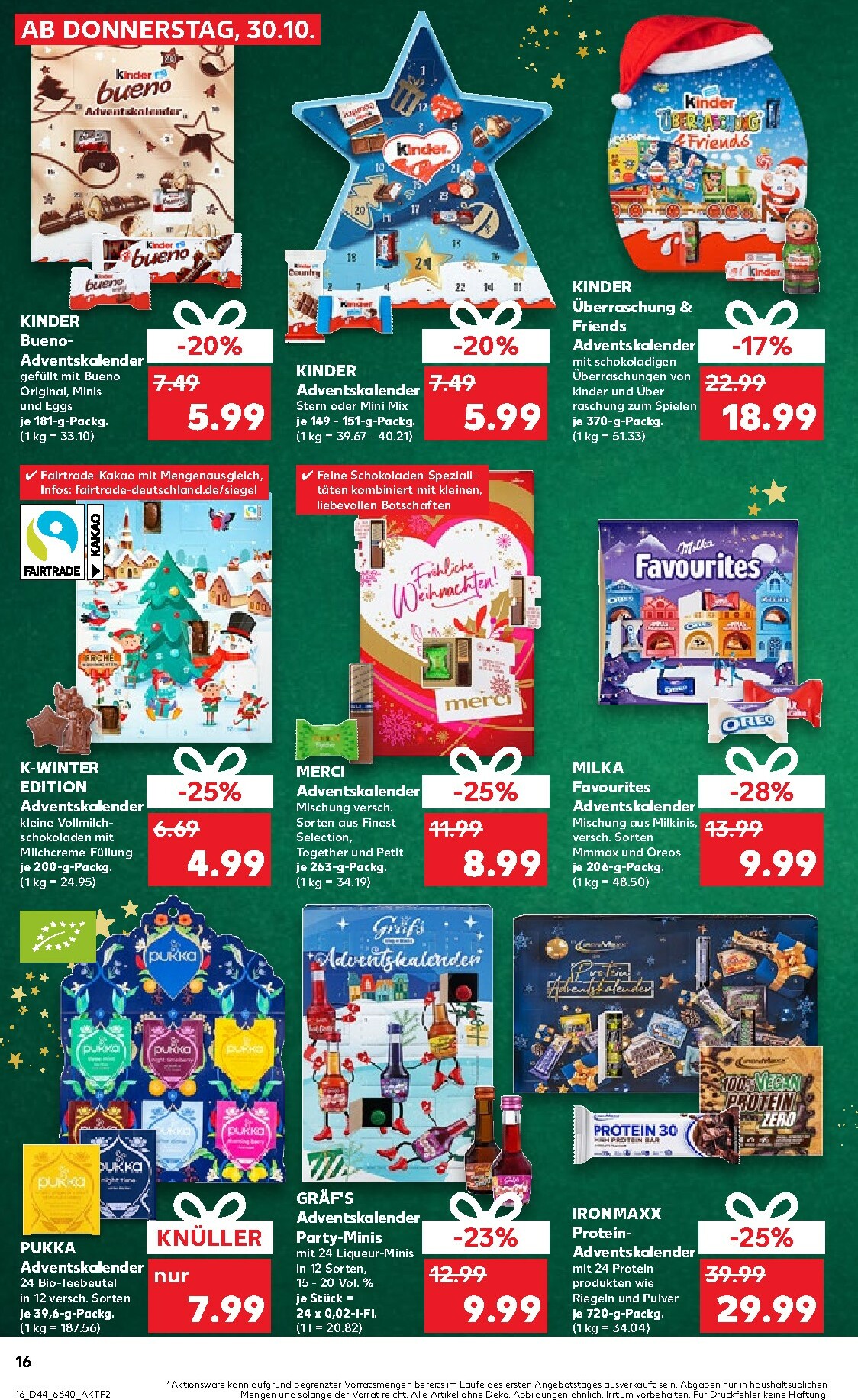 kaufland - Kaufland-Prospekt gültig vom 30.10. bis 05.11. - page: 16 kaufland - Kaufland-Prospekt gültig vom 30.10. bis 05.11. - page: 16