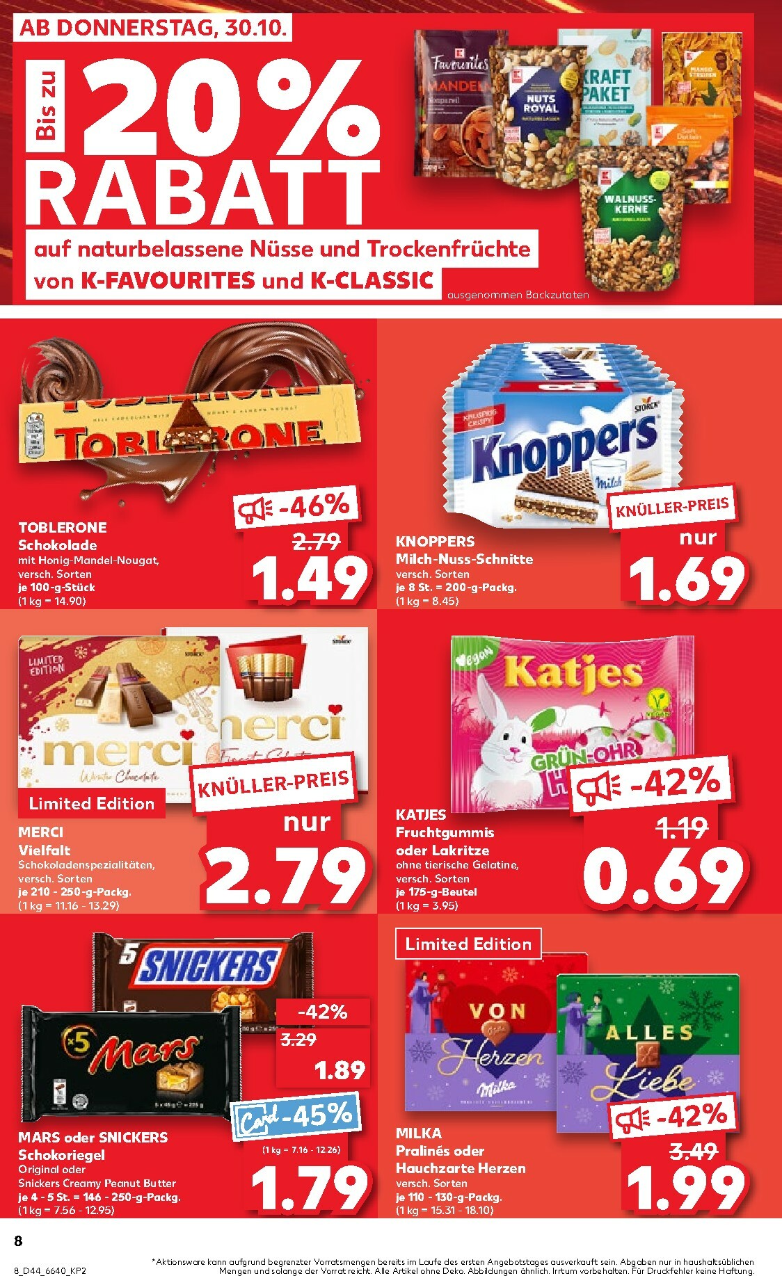 kaufland - Kaufland-Prospekt gültig vom 30.10. bis 05.11. - page: 8 kaufland - Kaufland-Prospekt gültig vom 30.10. bis 05.11. - page: 8
