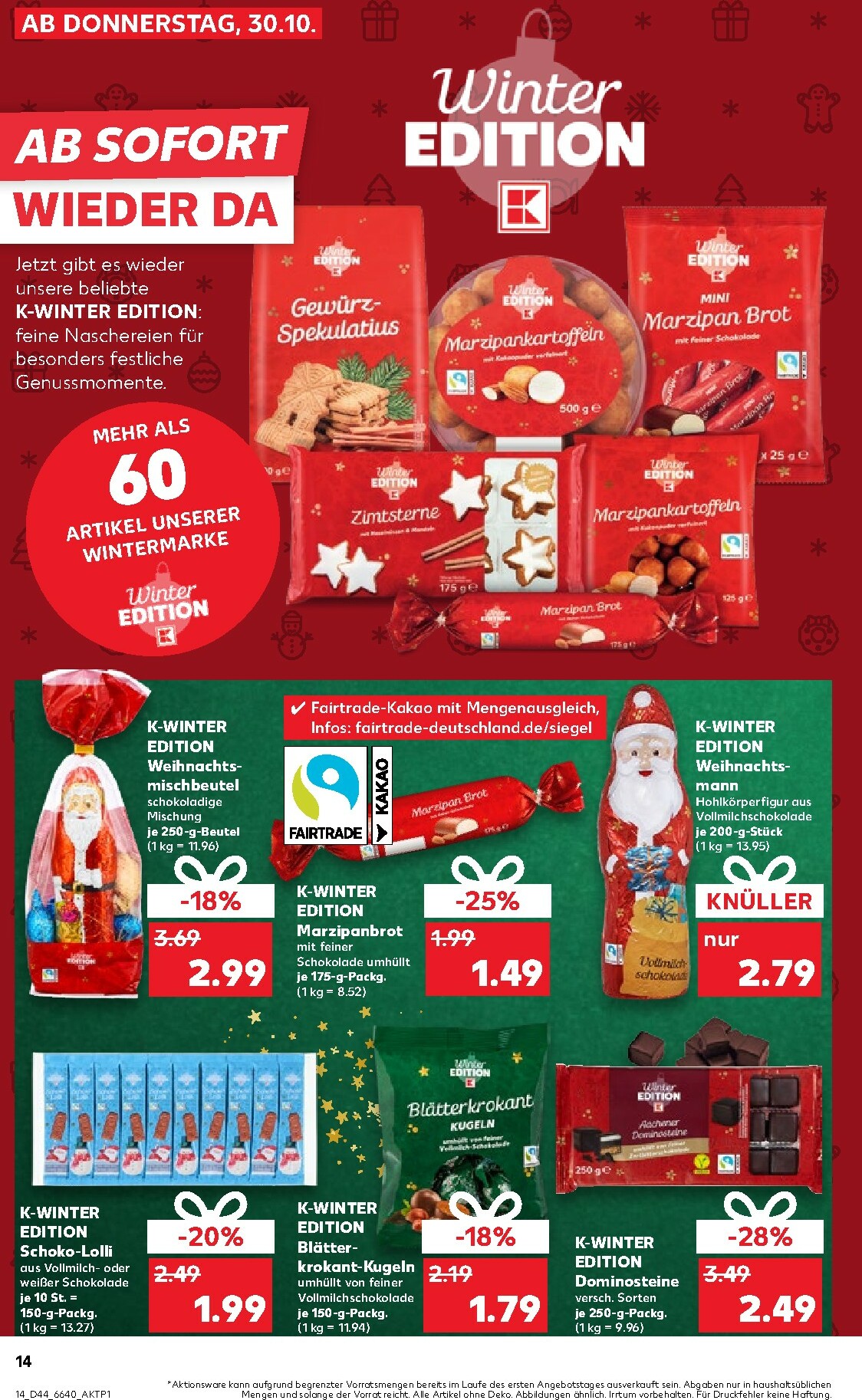 kaufland - Kaufland-Prospekt gültig vom 30.10. bis 05.11. - page: 14 kaufland - Kaufland-Prospekt gültig vom 30.10. bis 05.11. - page: 14
