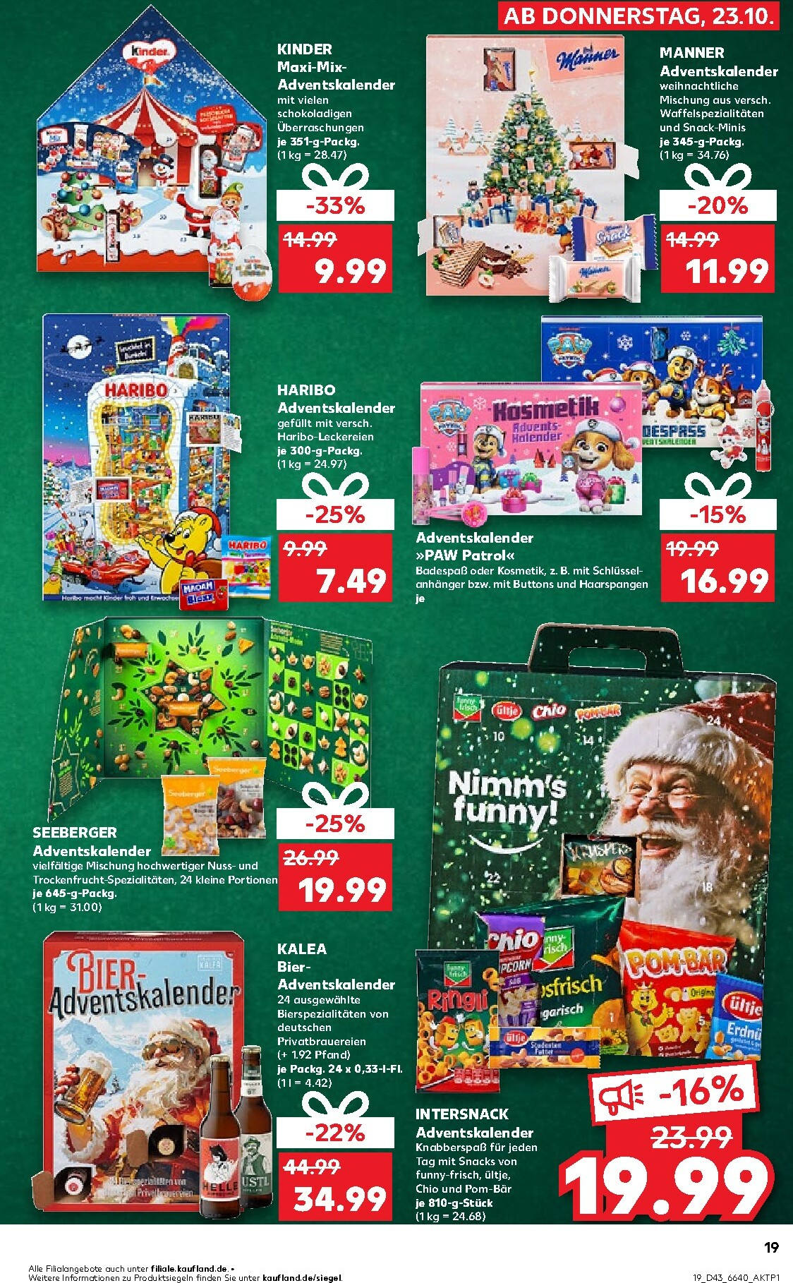 kaufland - Kaufland - Wochenstart-Prospekt gültig vom 27.10. bis 29.10. - page: 19 kaufland - Kaufland - Wochenstart-Prospekt gültig vom 27.10. bis 29.10. - page: 19