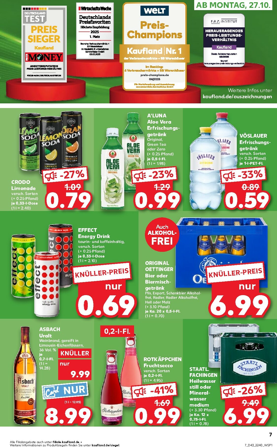 kaufland - Kaufland - Wochenstart-Prospekt gültig vom 27.10. bis 29.10. - page: 7 kaufland - Kaufland - Wochenstart-Prospekt gültig vom 27.10. bis 29.10. - page: 7