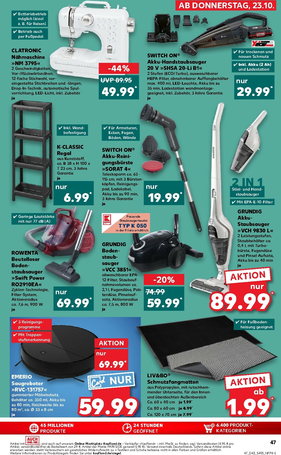 kaufland - Kaufland - Wochenstart-Prospekt gültig vom 27.10. bis 29.10. - page: 47 kaufland - Kaufland - Wochenstart-Prospekt gültig vom 27.10. bis 29.10. - page: 47