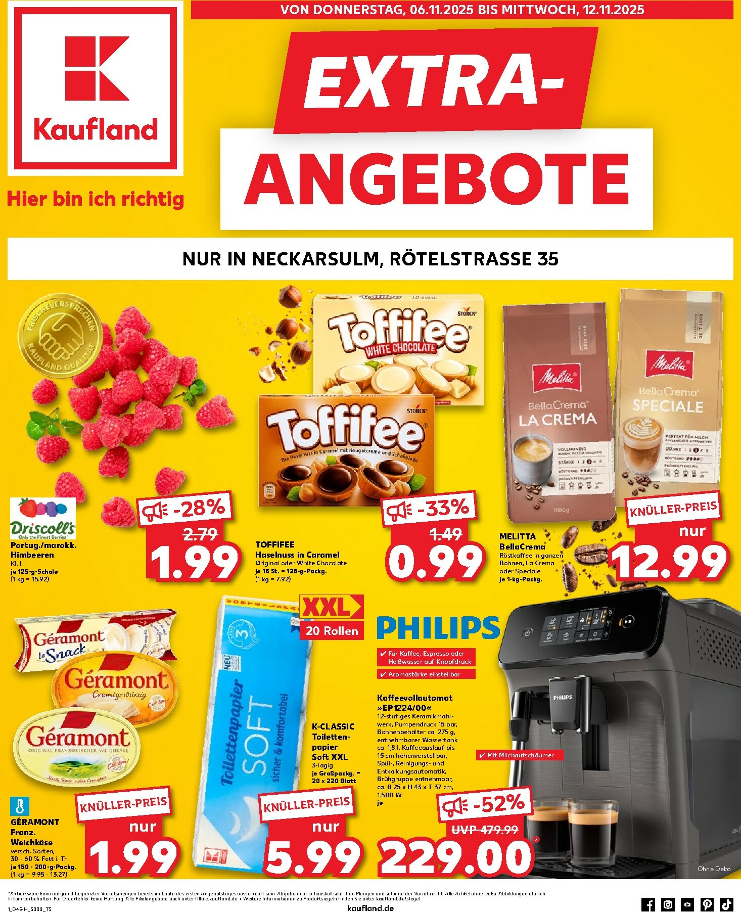 kaufland - Kaufland - Neckarsulm-Prospekt gültig vom 06.11. bis 12.11.