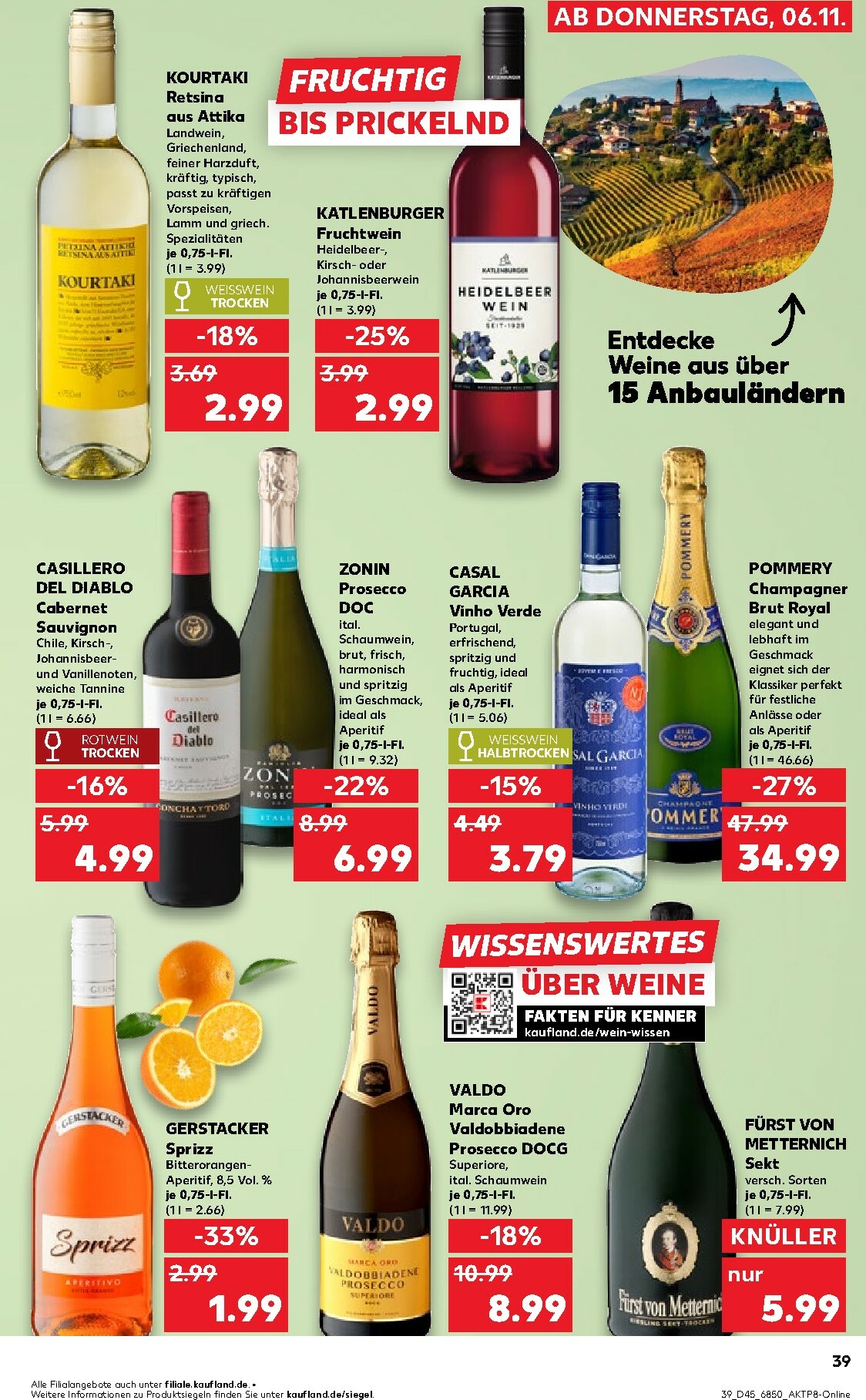 kaufland - Kaufland-Prospekt gültig vom 06.11. bis 12.11. - page: 39
