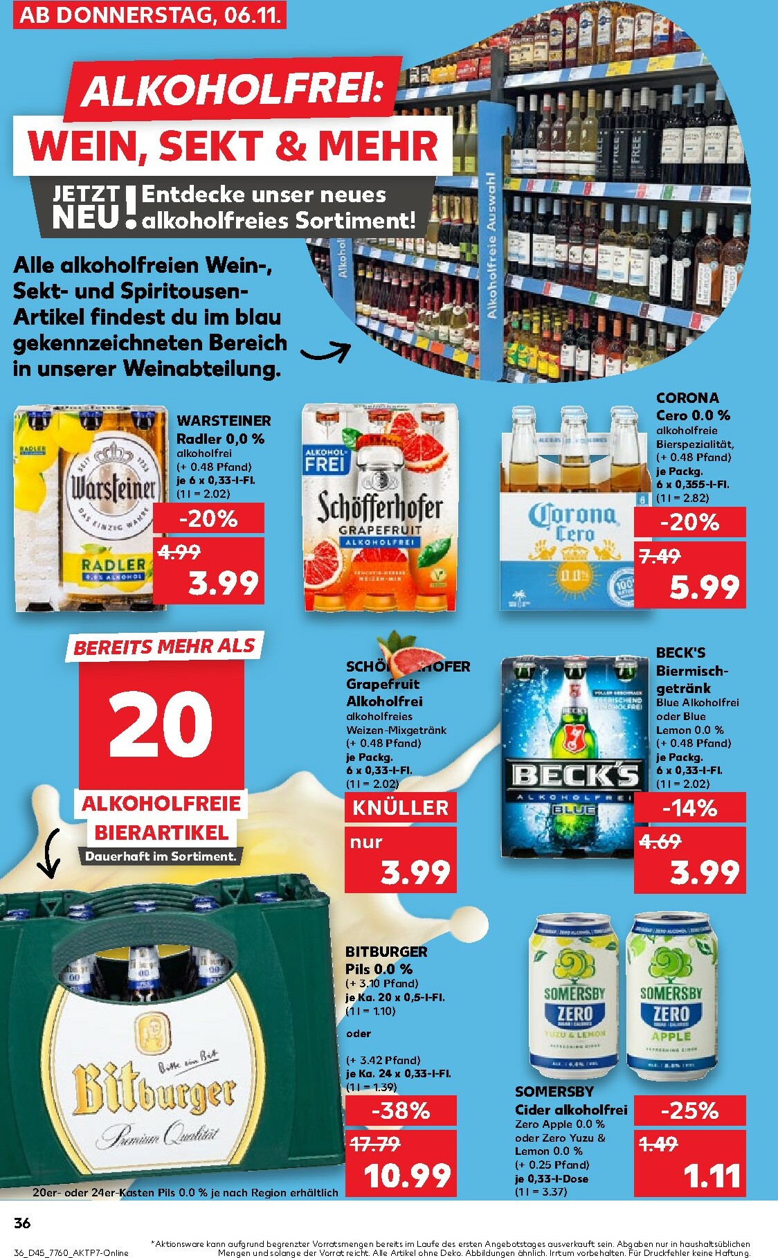 kaufland - Kaufland-Prospekt gültig vom 06.11. bis 12.11. - page: 36