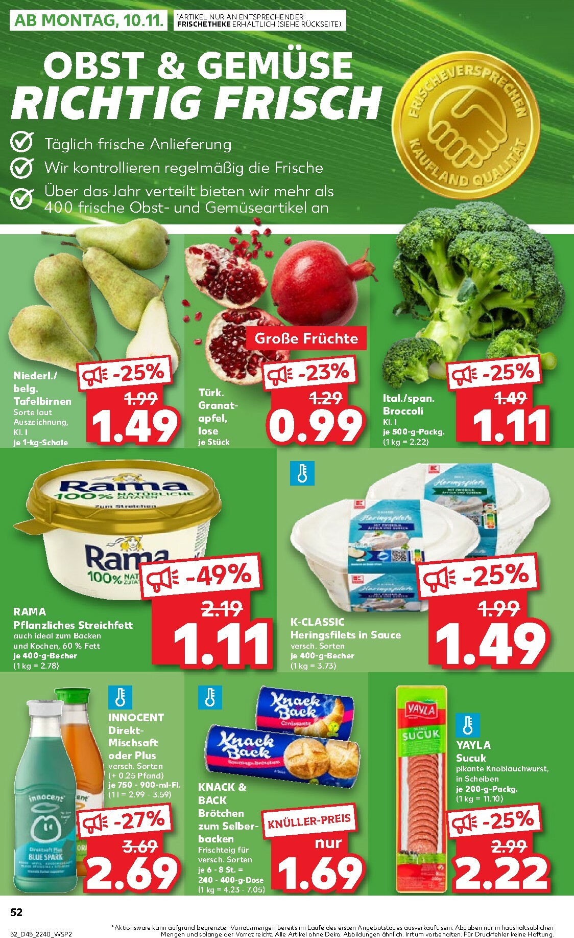 kaufland - Kaufland-Prospekt gültig vom 06.11. bis 12.11. - page: 52