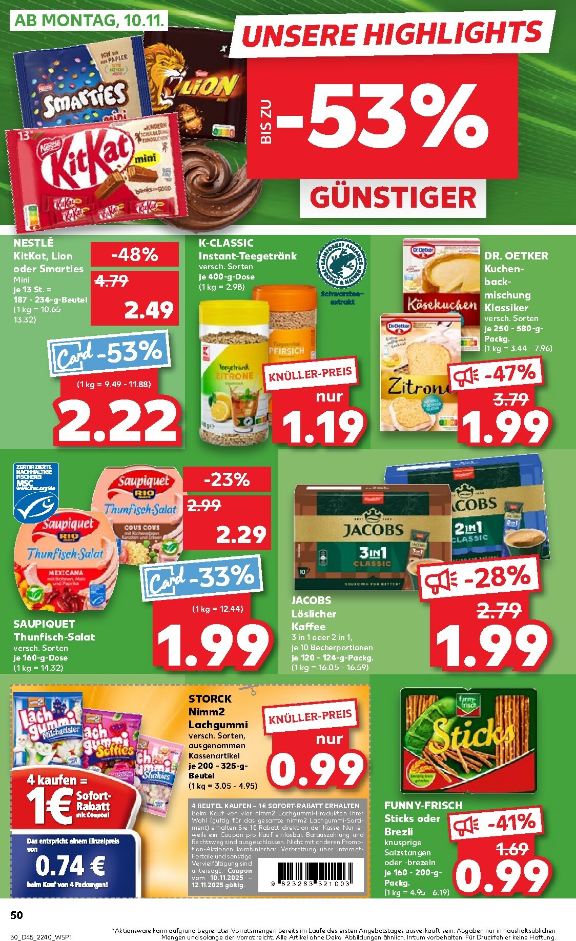 kaufland - Kaufland-Prospekt gültig vom 06.11. bis 12.11. - page: 50