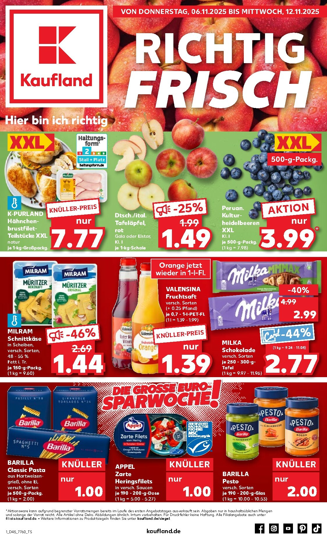kaufland - Kaufland-Prospekt gültig vom 06.11. bis 12.11. - page: 1