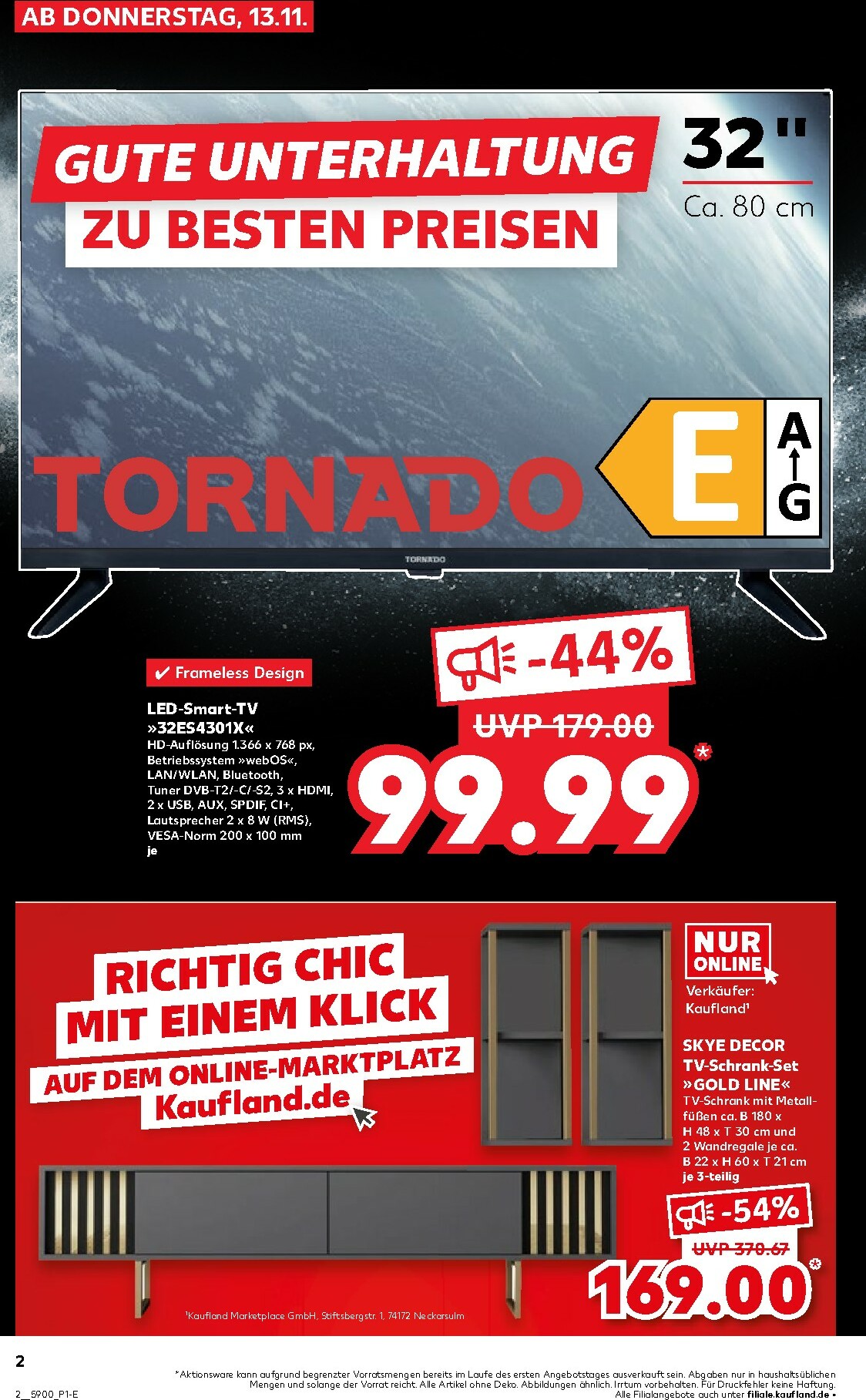 kaufland - Kaufland - Black Week-Prospekt gültig vom 13.11. bis 19.11. - page: 2
