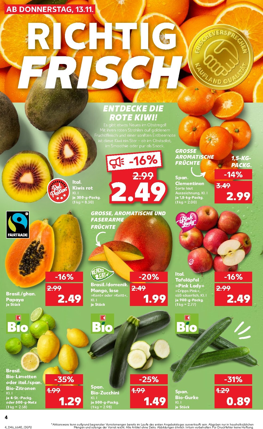 kaufland - Kaufland-Prospekt gültig vom 13.11. bis 19.11. - page: 4