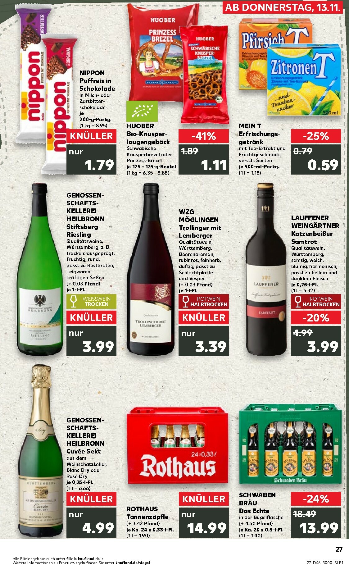 kaufland - Kaufland-Prospekt gültig vom 13.11. bis 19.11. - page: 27