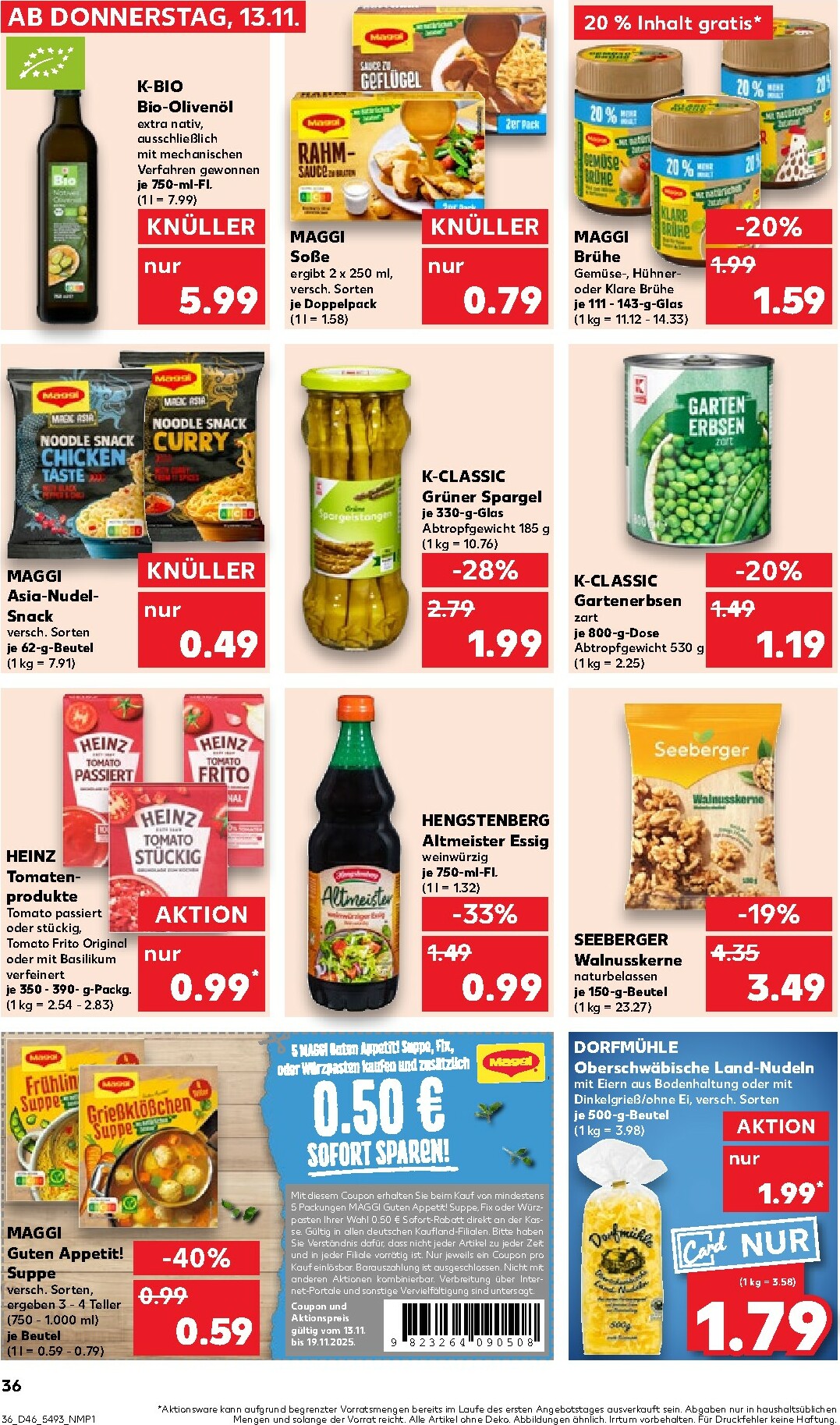kaufland - Kaufland-Prospekt gültig vom 13.11. bis 19.11. - page: 36