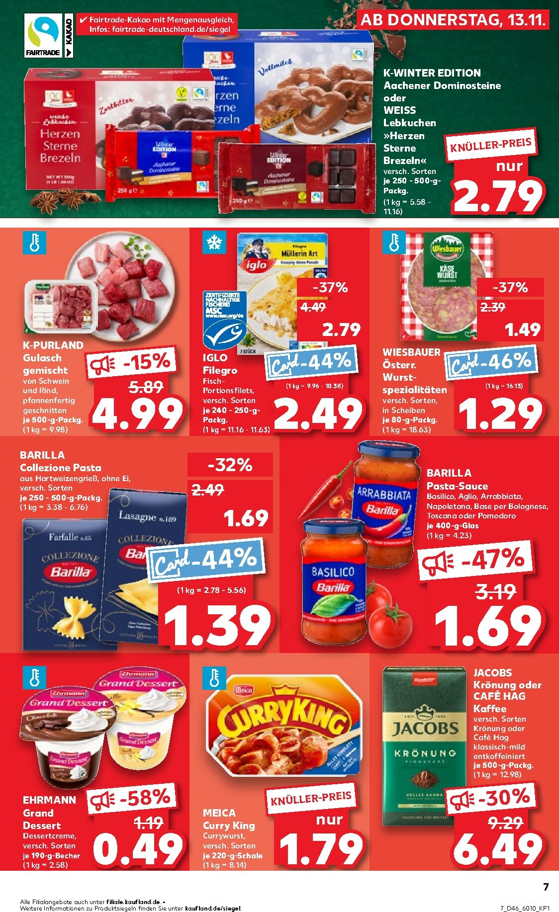 kaufland - Kaufland-Prospekt gültig vom 13.11. bis 19.11. - page: 7