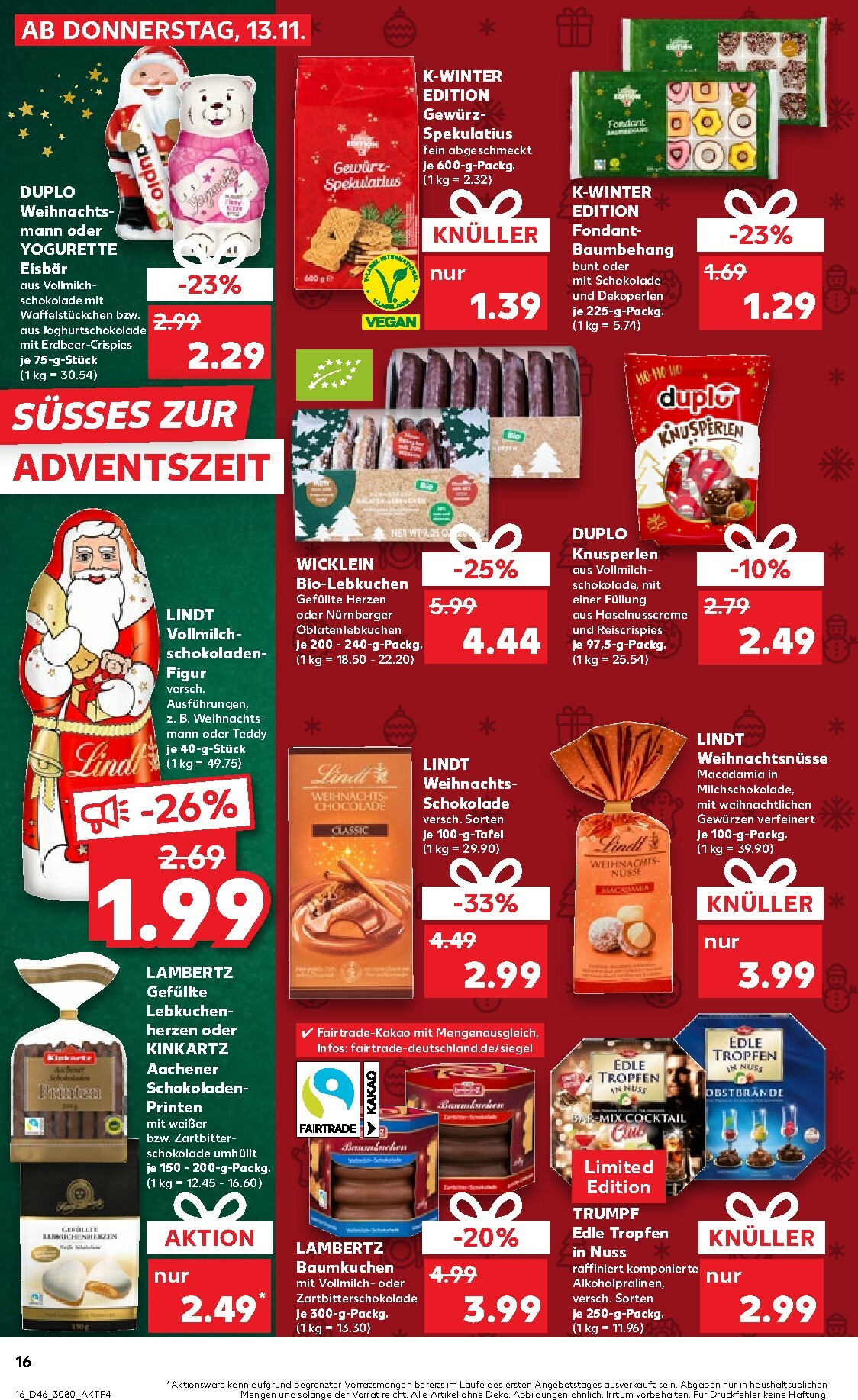 kaufland - Kaufland-Prospekt gültig vom 13.11. bis 19.11. - page: 16
