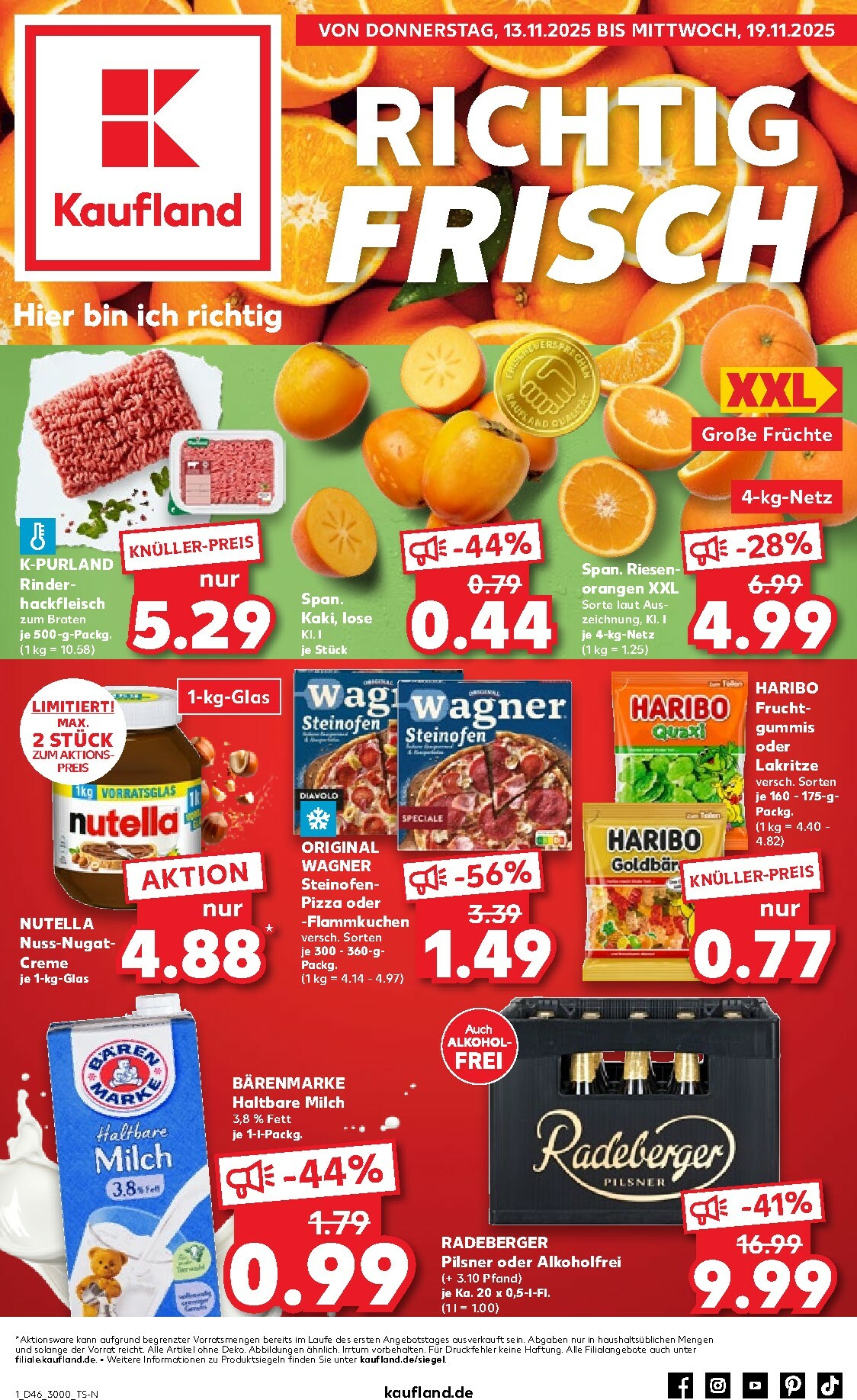 kaufland - Kaufland-Prospekt gültig vom 13.11. bis 19.11.