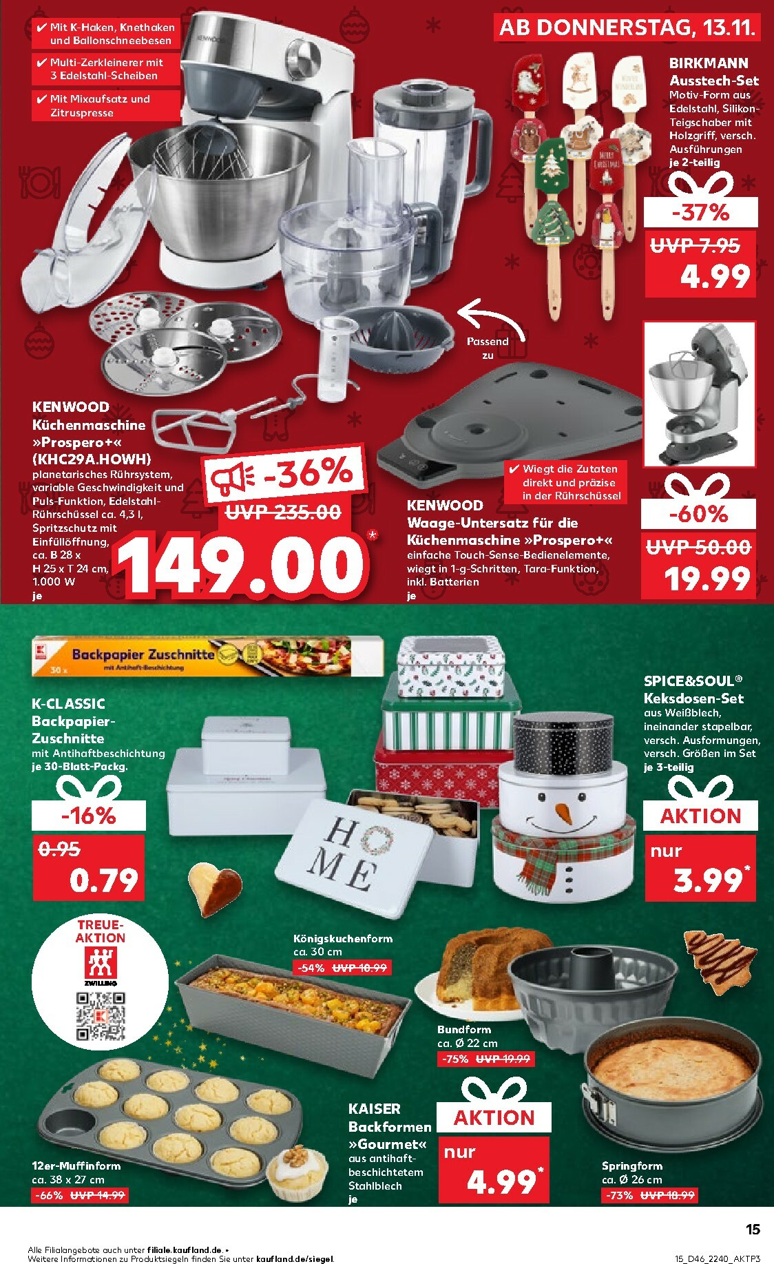 kaufland - Kaufland-Prospekt gültig vom 13.11. bis 19.11. - page: 15