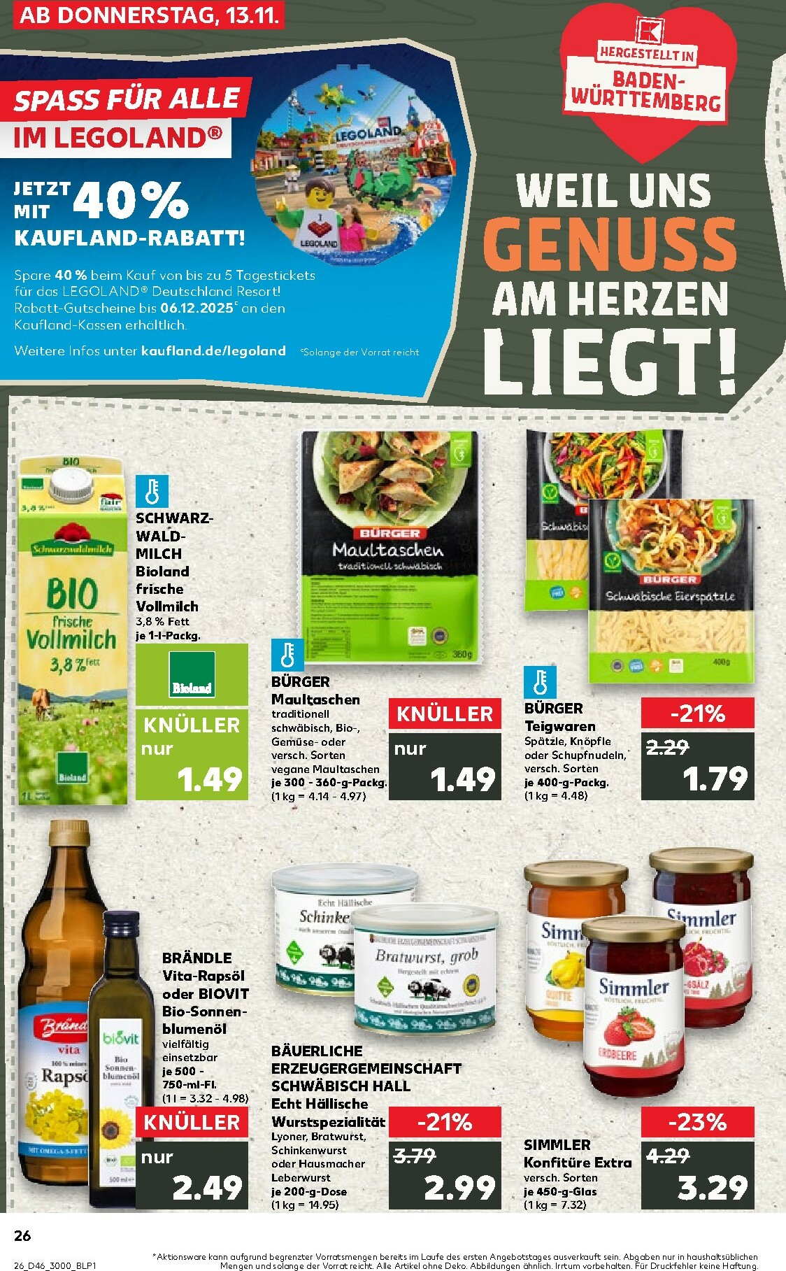 kaufland - Kaufland-Prospekt gültig vom 13.11. bis 19.11. - page: 26