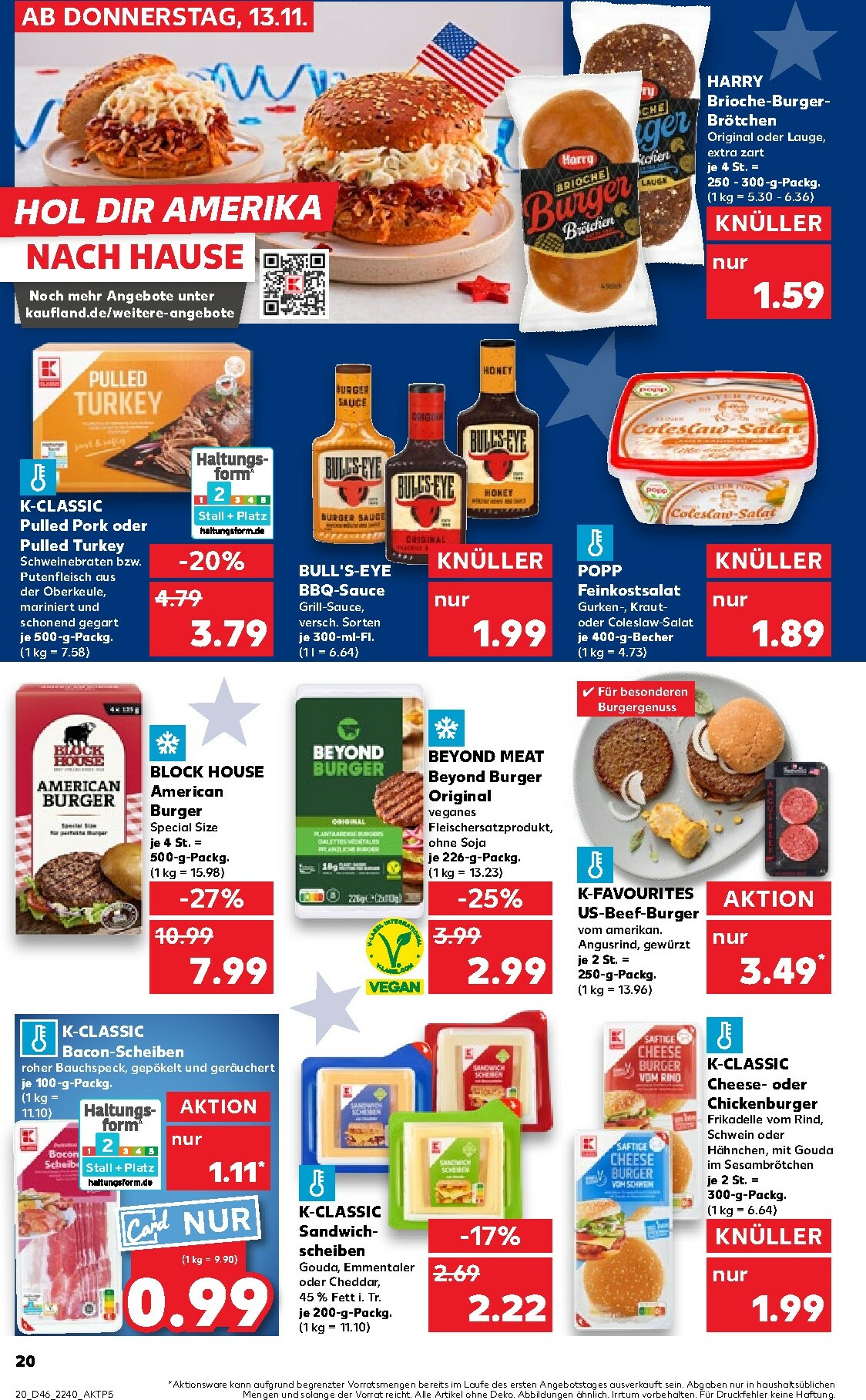 kaufland - Kaufland-Prospekt gültig vom 13.11. bis 19.11. - page: 20